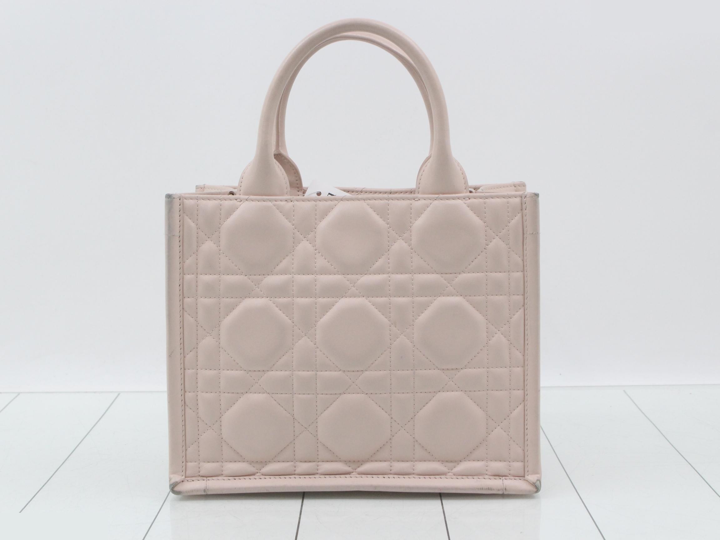 Book Tote Small Cannage Bag/Handbag Pink — view 2
