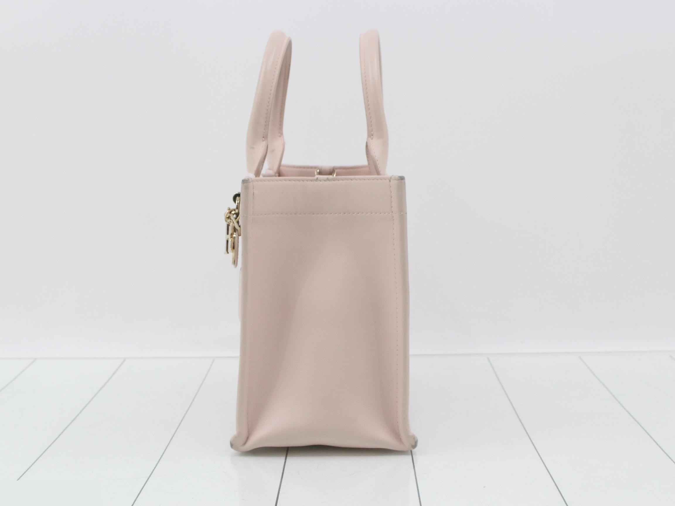 Book Tote Small Cannage Bag/Handbag Pink — view 3