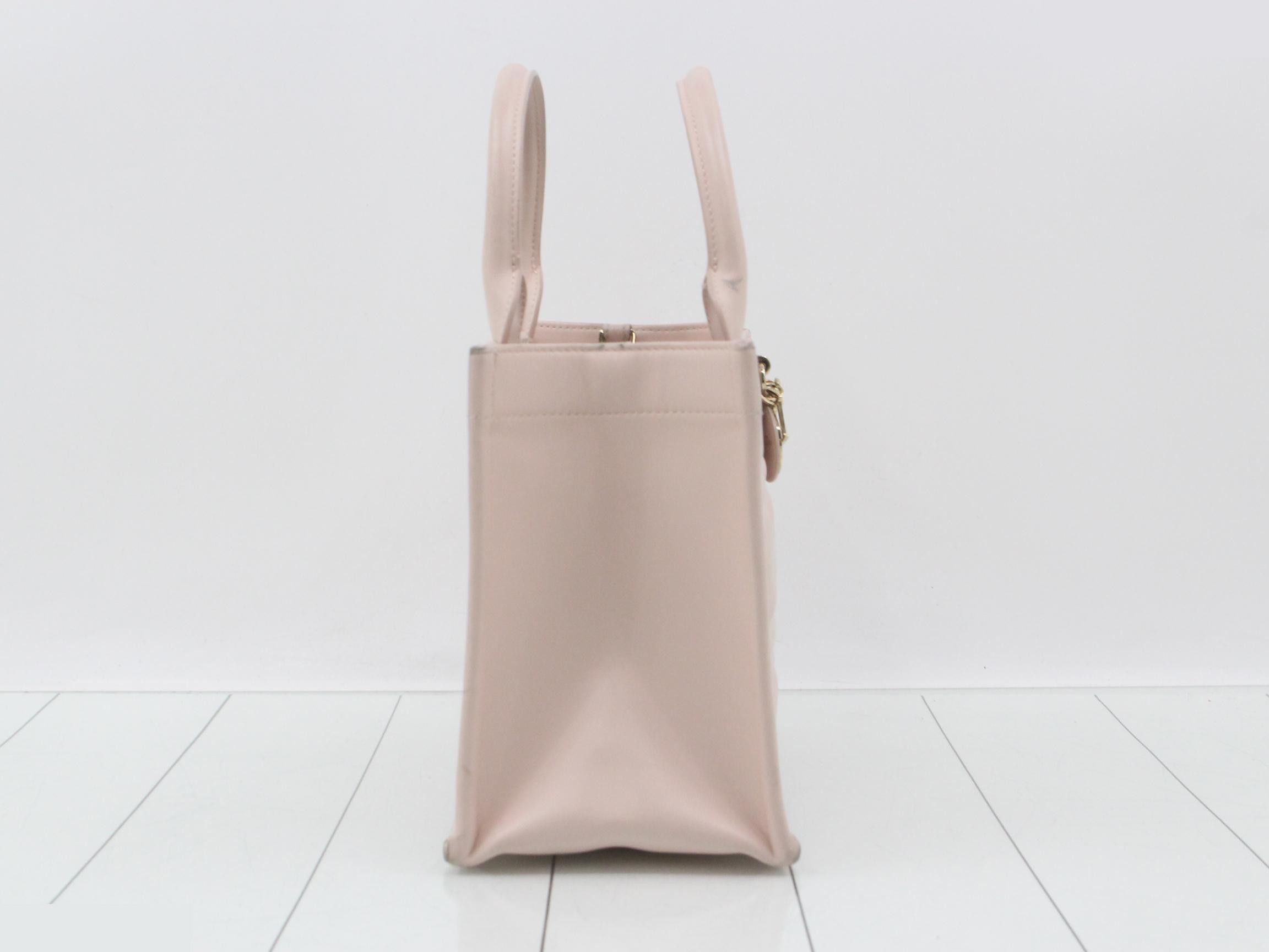 Book Tote Small Cannage Bag/Handbag Pink — view 4