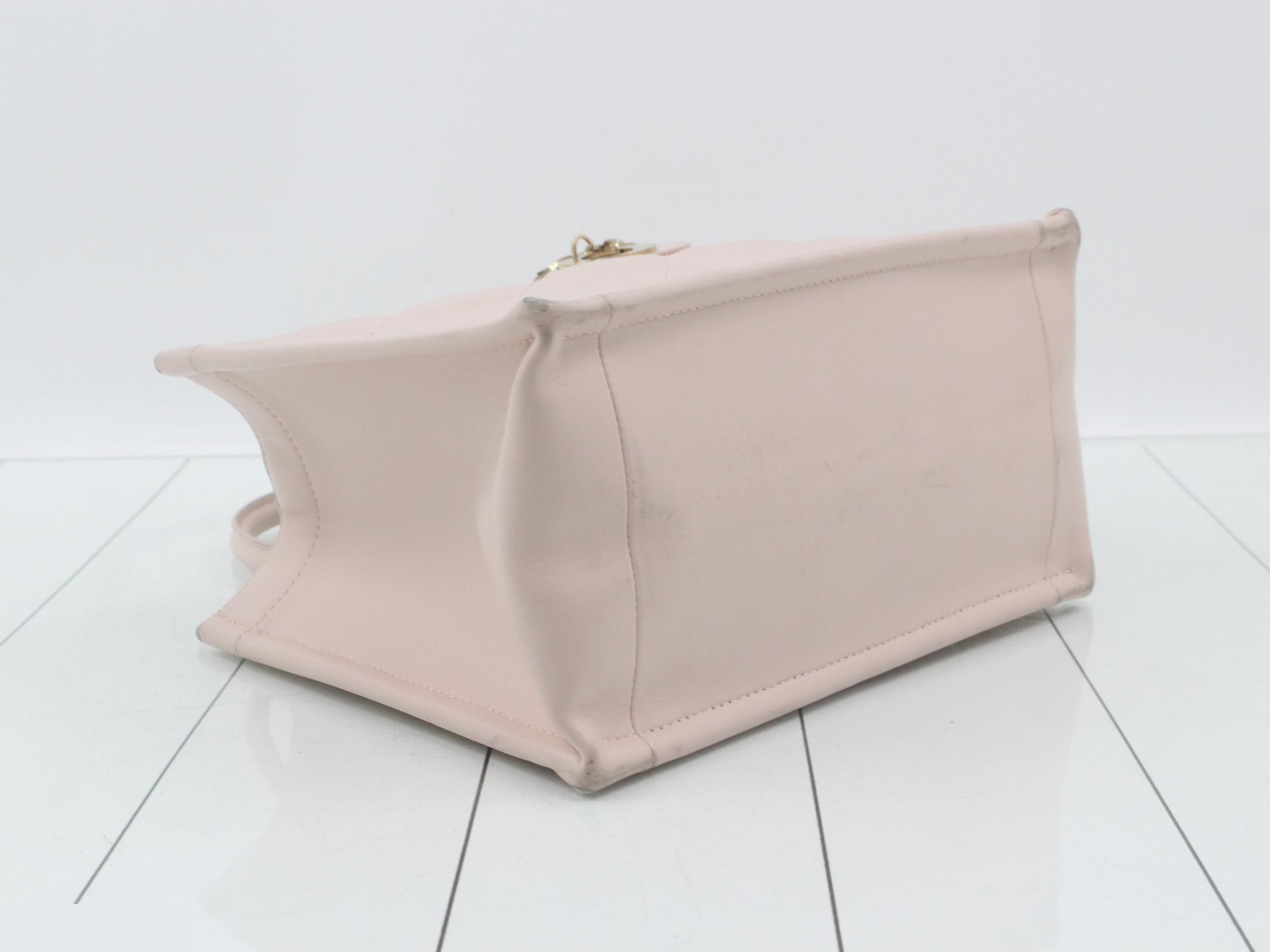 Book Tote Small Cannage Bag/Handbag Pink — view 5