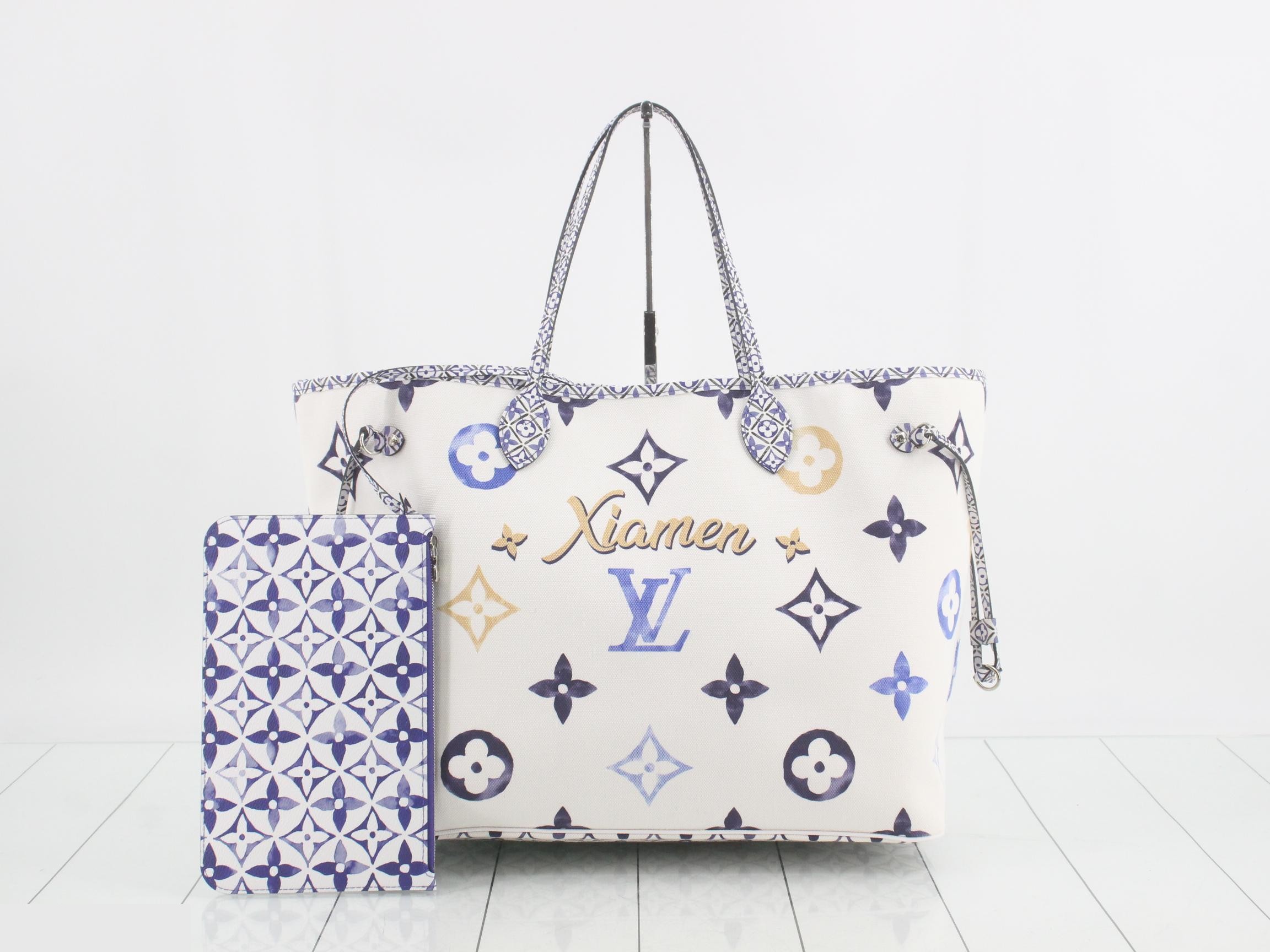LV Xiamen Neverfull GM Tote Bag with Pouch