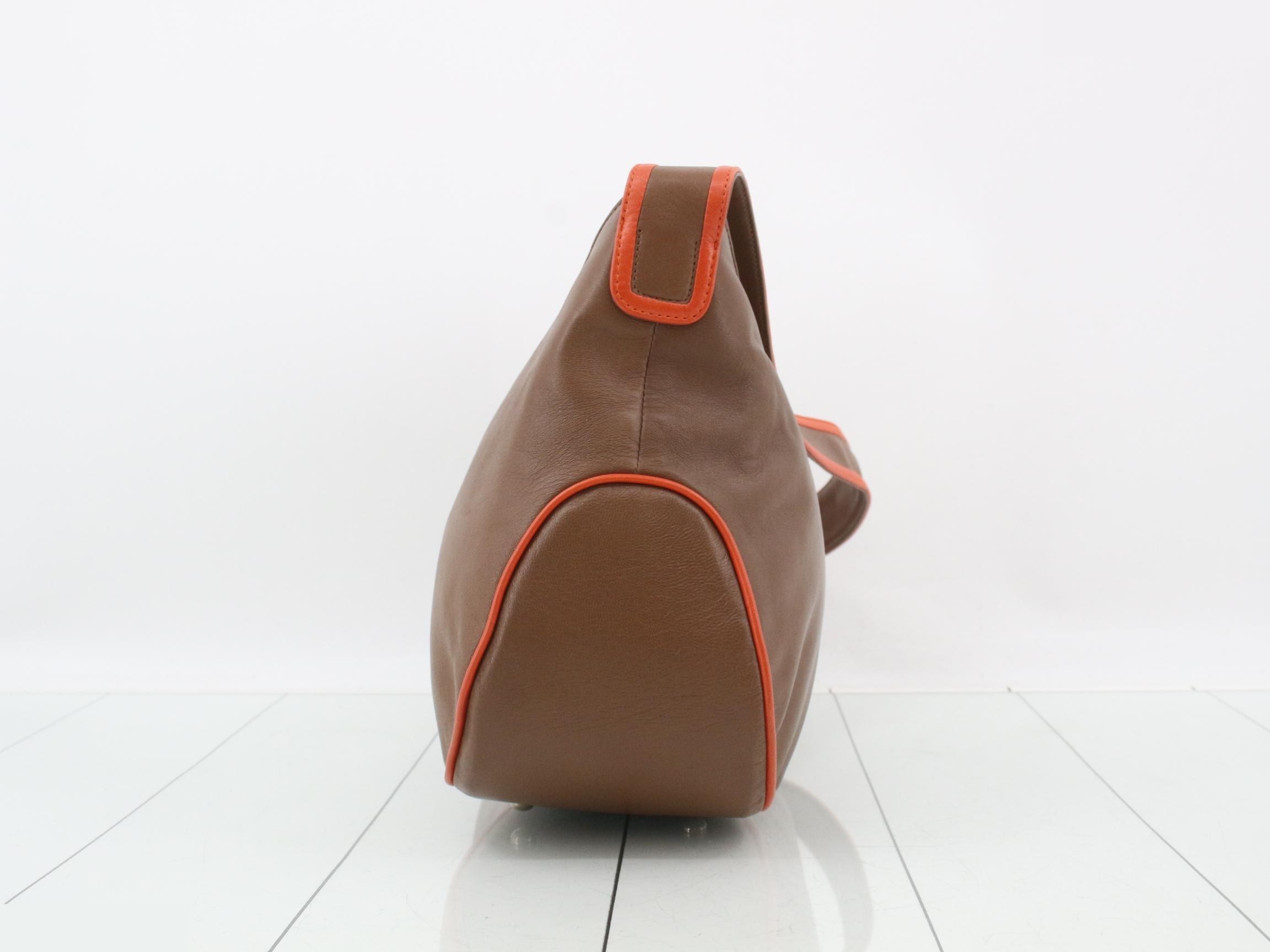 Nappa leather one-shoulder bag — view 3