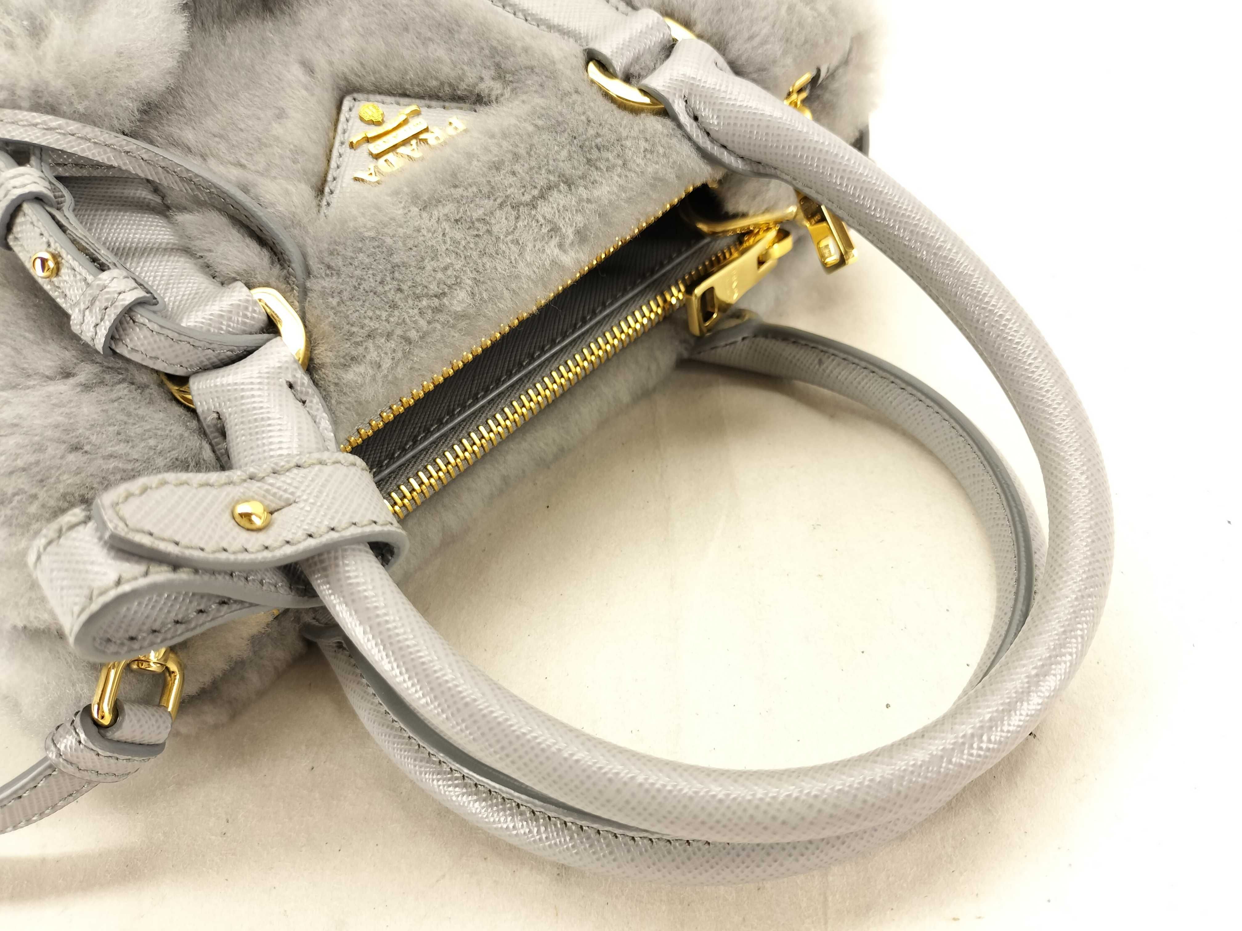Galleria Mini 2-Way Fur Handbag 1BA906 — view 3