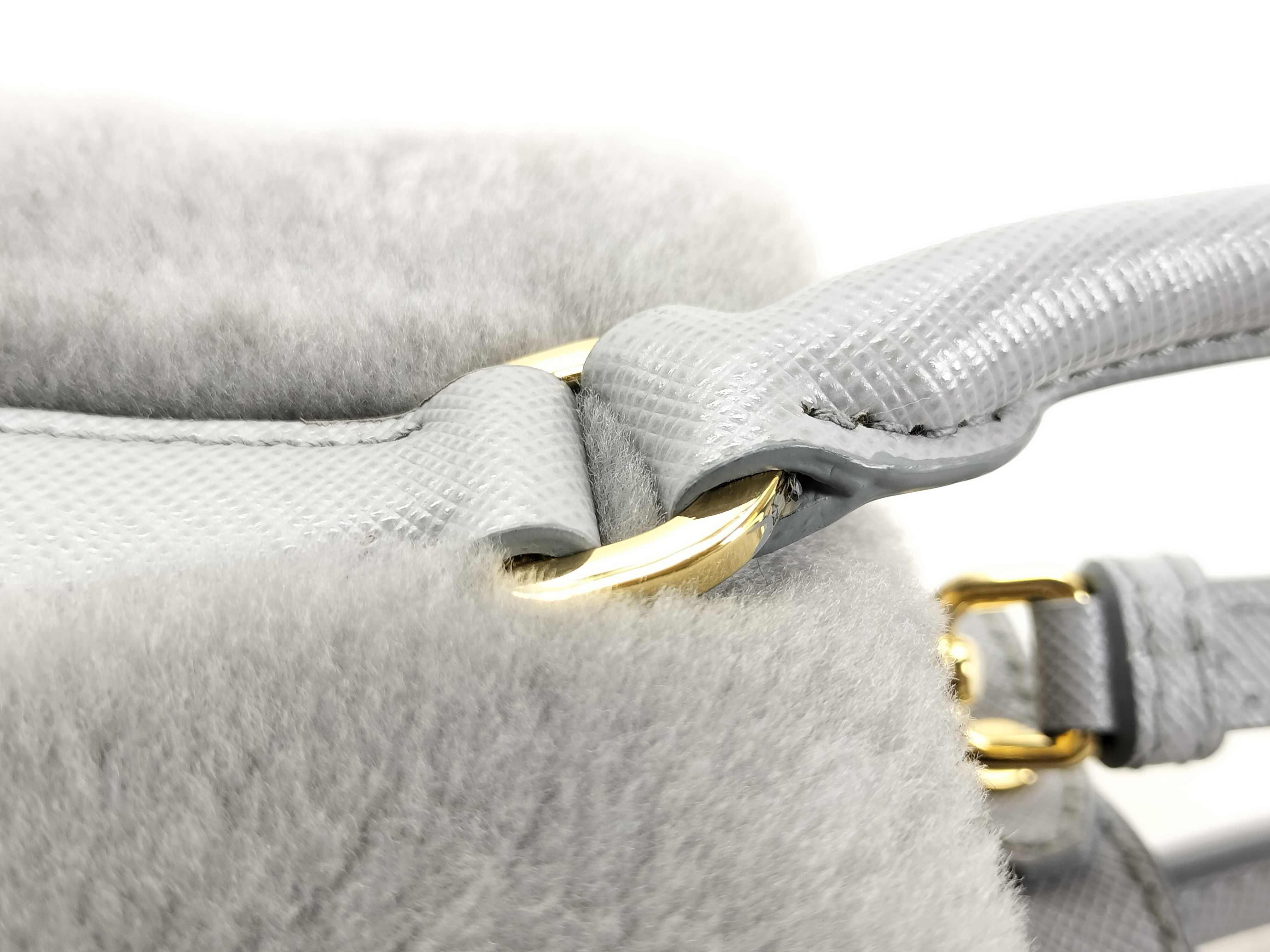 Galleria Mini 2-Way Fur Handbag 1BA906 — view 6