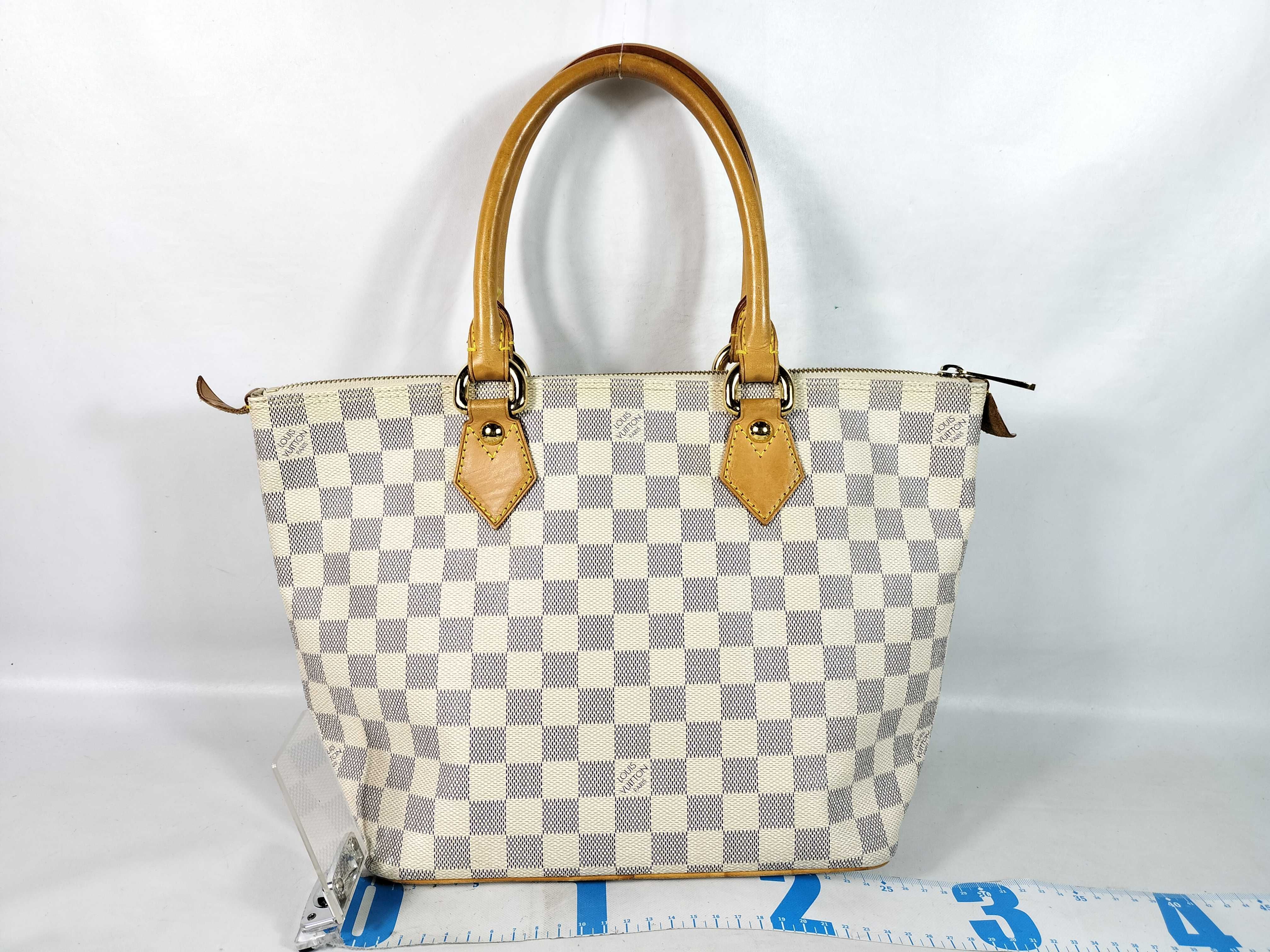 Damier Azur Saleya PM Azur Handbag — view 2