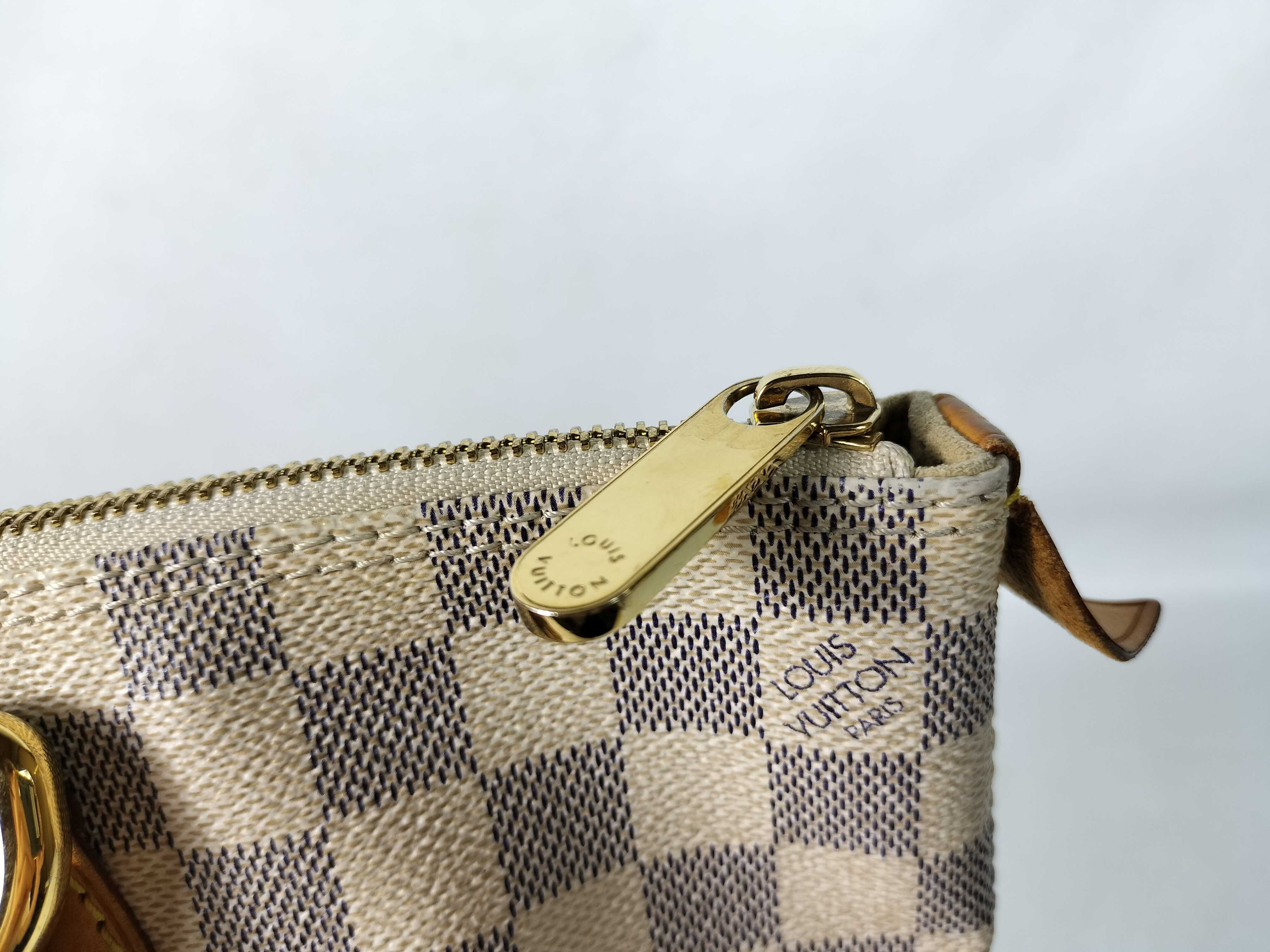 Damier Azur Saleya PM Azur Handbag — view 10