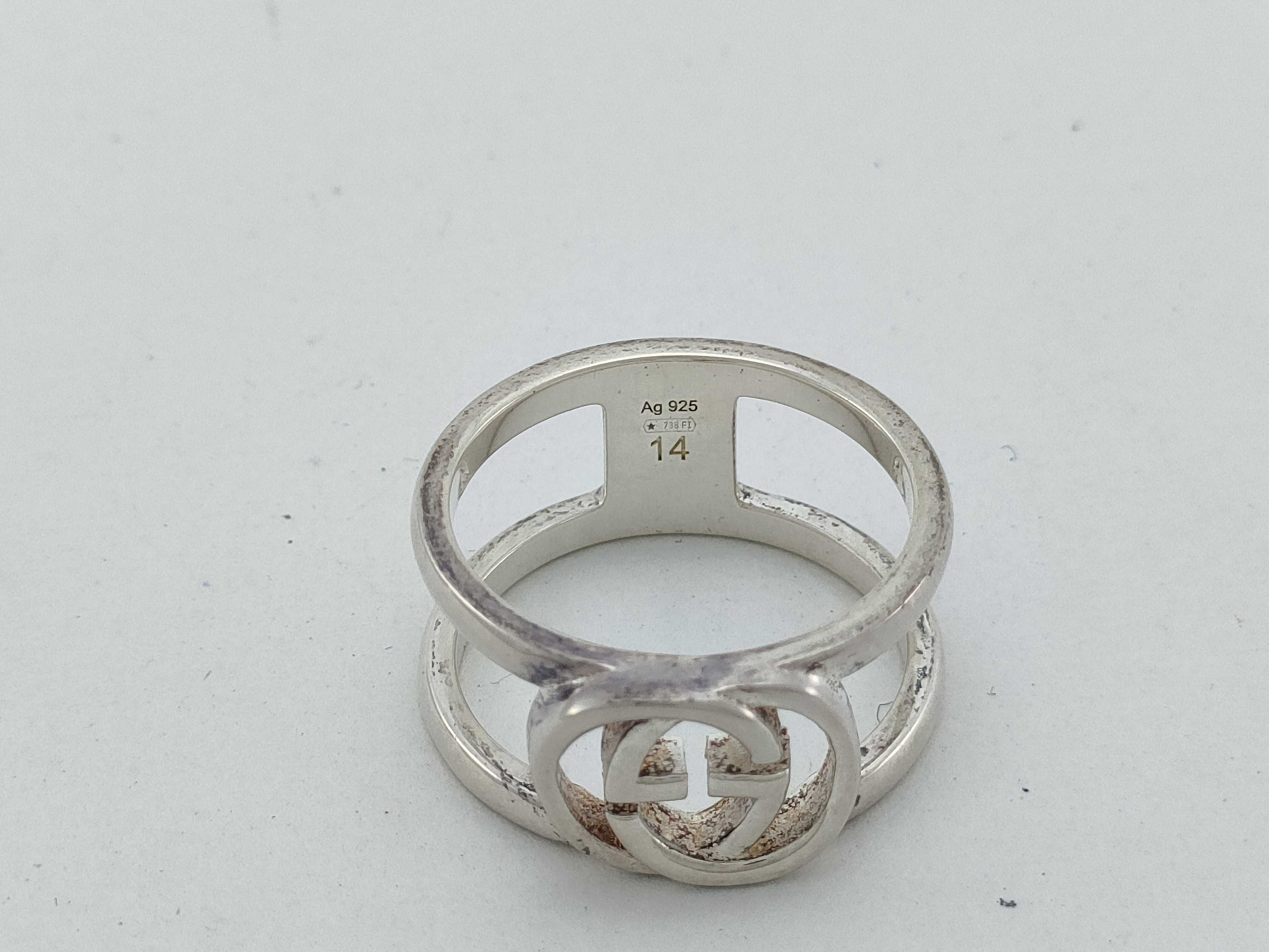 Interlocking Ring, Size 54, AG925, 4.6g — view 4