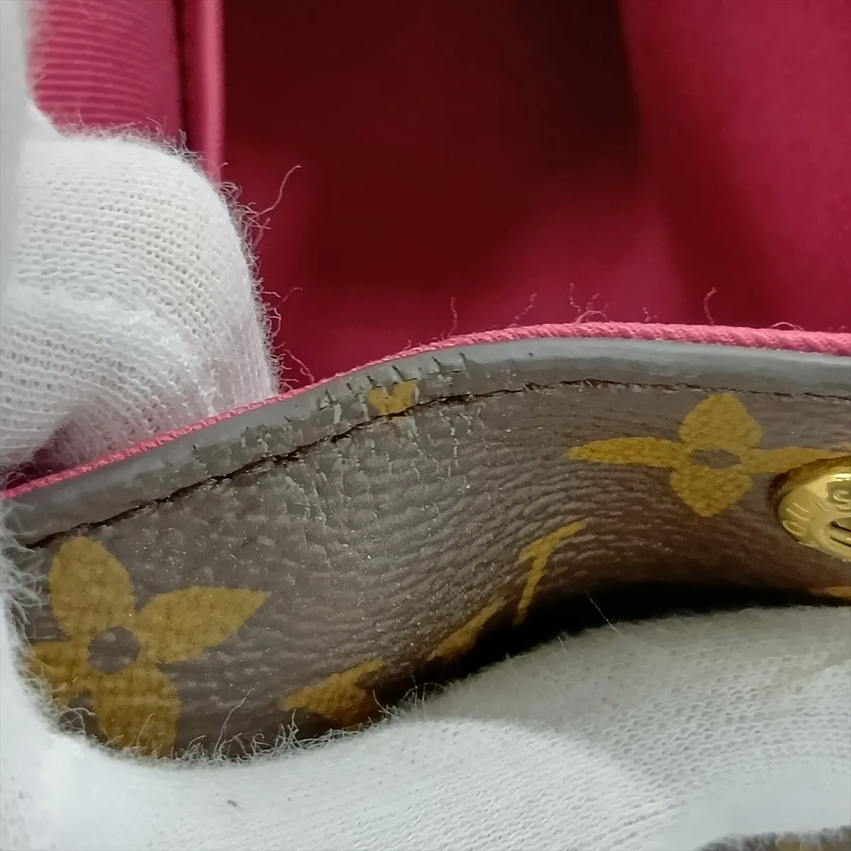 Monogram Cluny BB M42738 Brown x Pink (RFID detected) — view 12