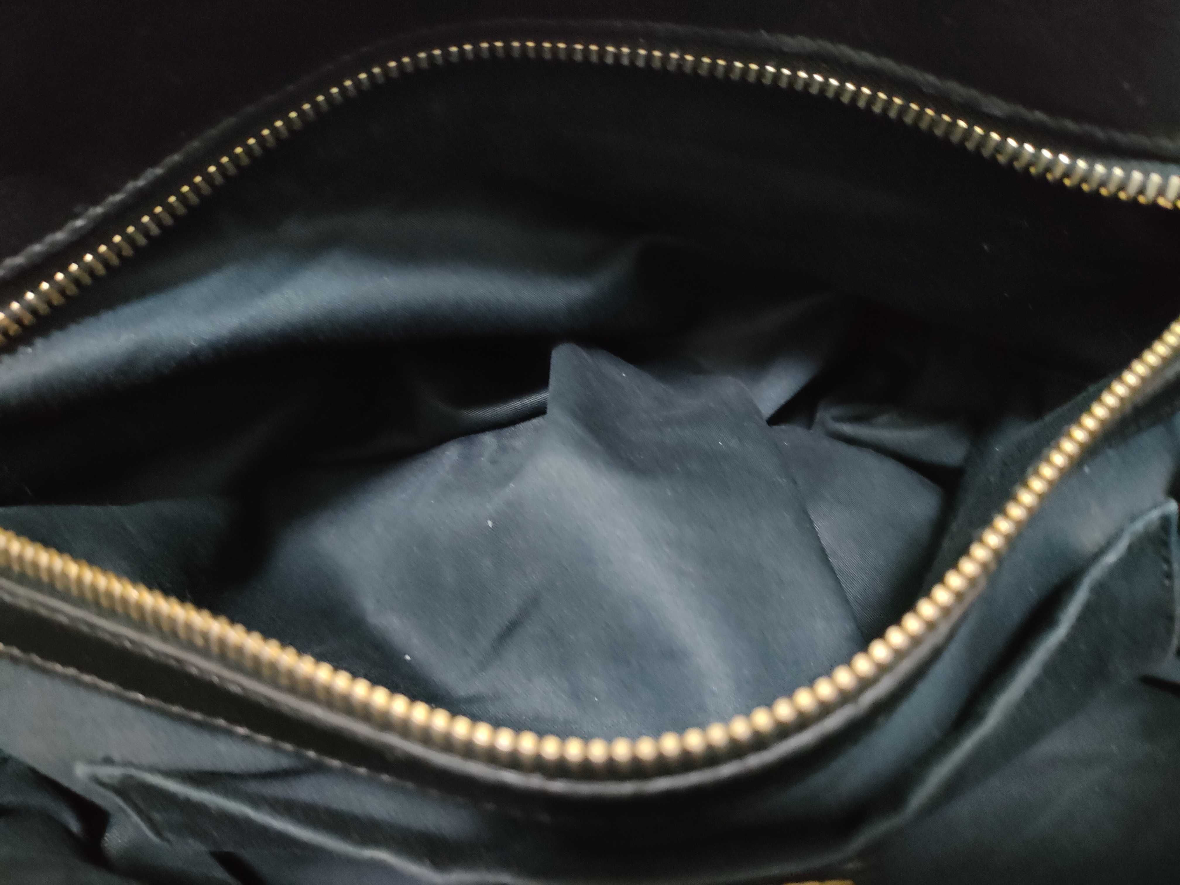 Matelassé Leather Handbag Shoulder Bag Black Serial Handbag — view 12