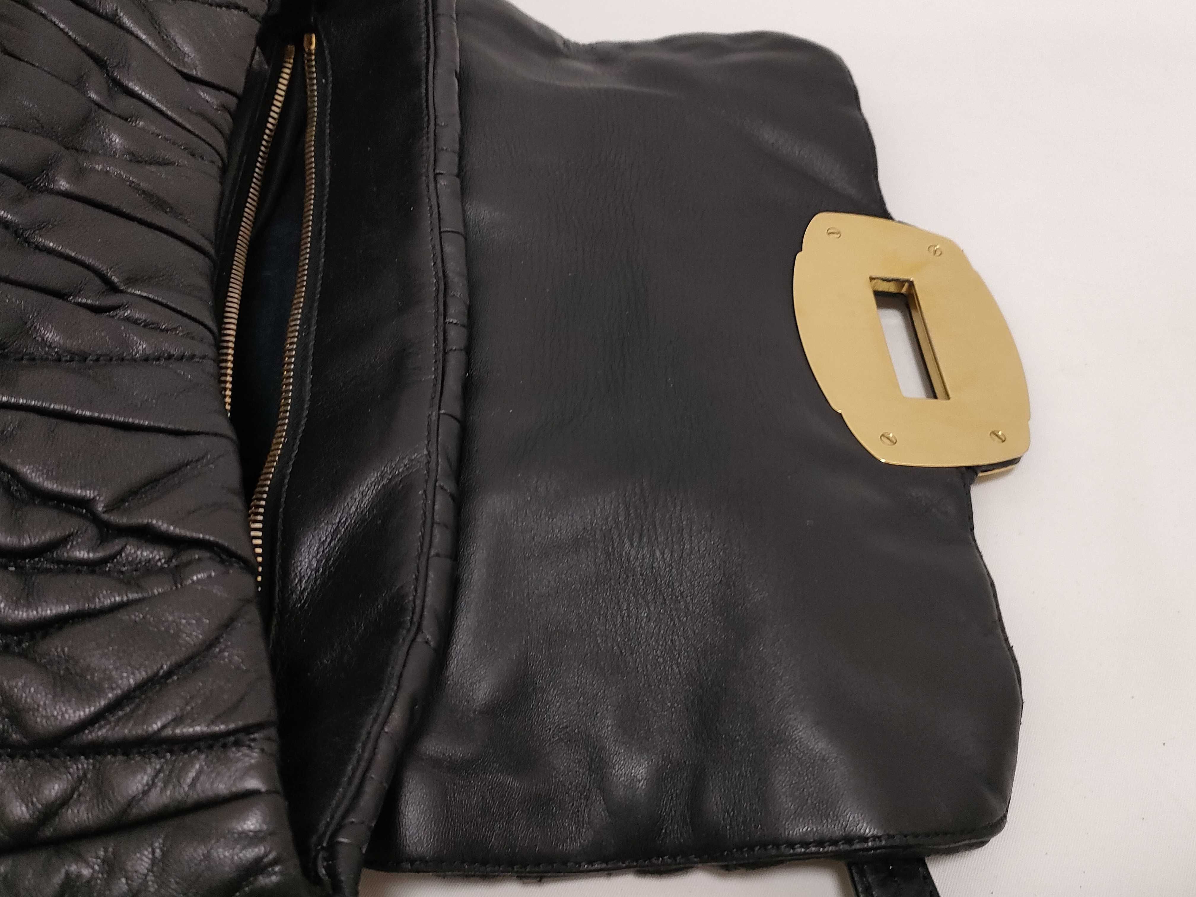 Matelassé Leather Handbag Shoulder Bag Black Serial Handbag — view 9