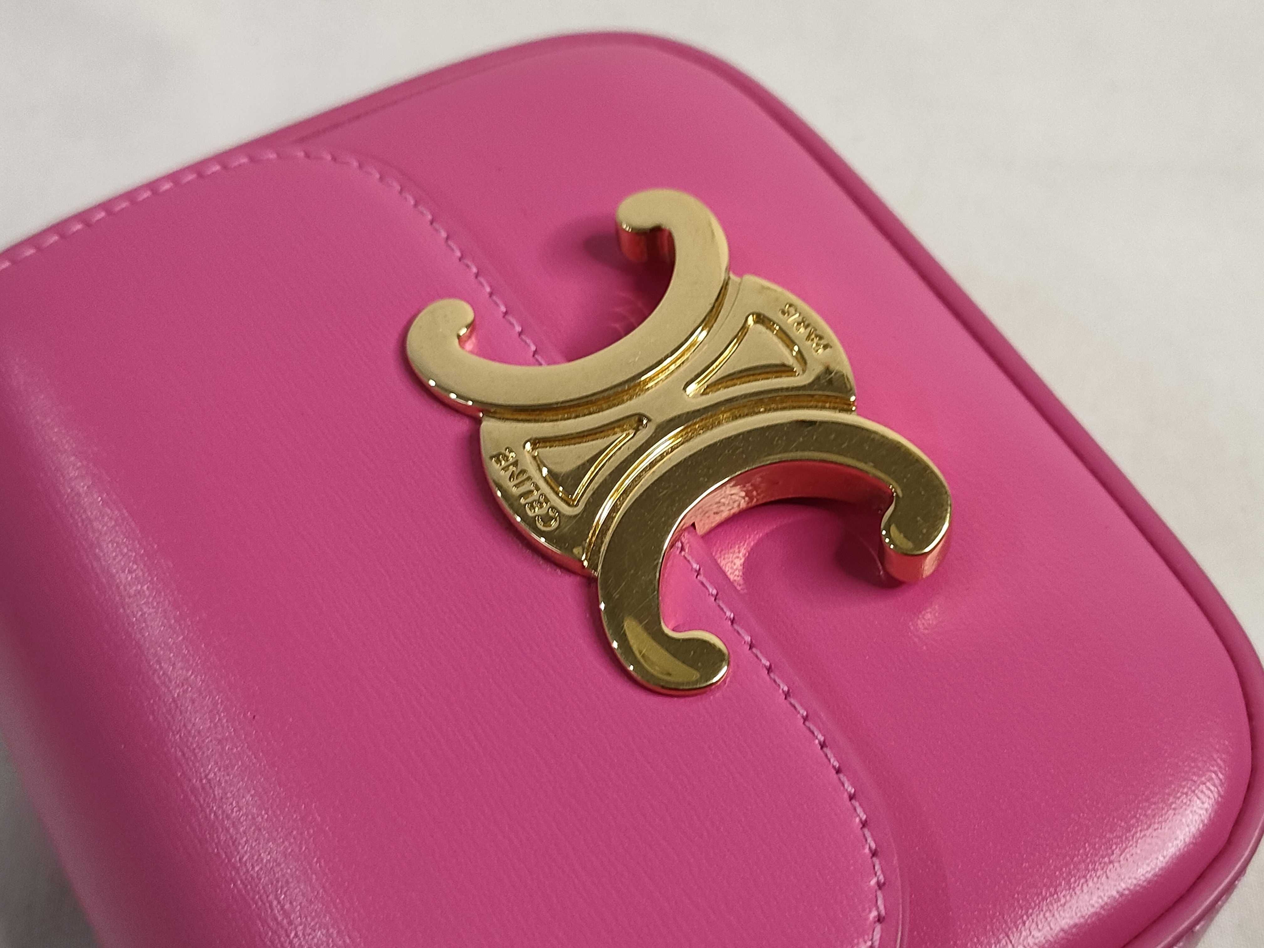 Triomphe Shoulder Bag Mini Pink Shoulder Bag — view 14
