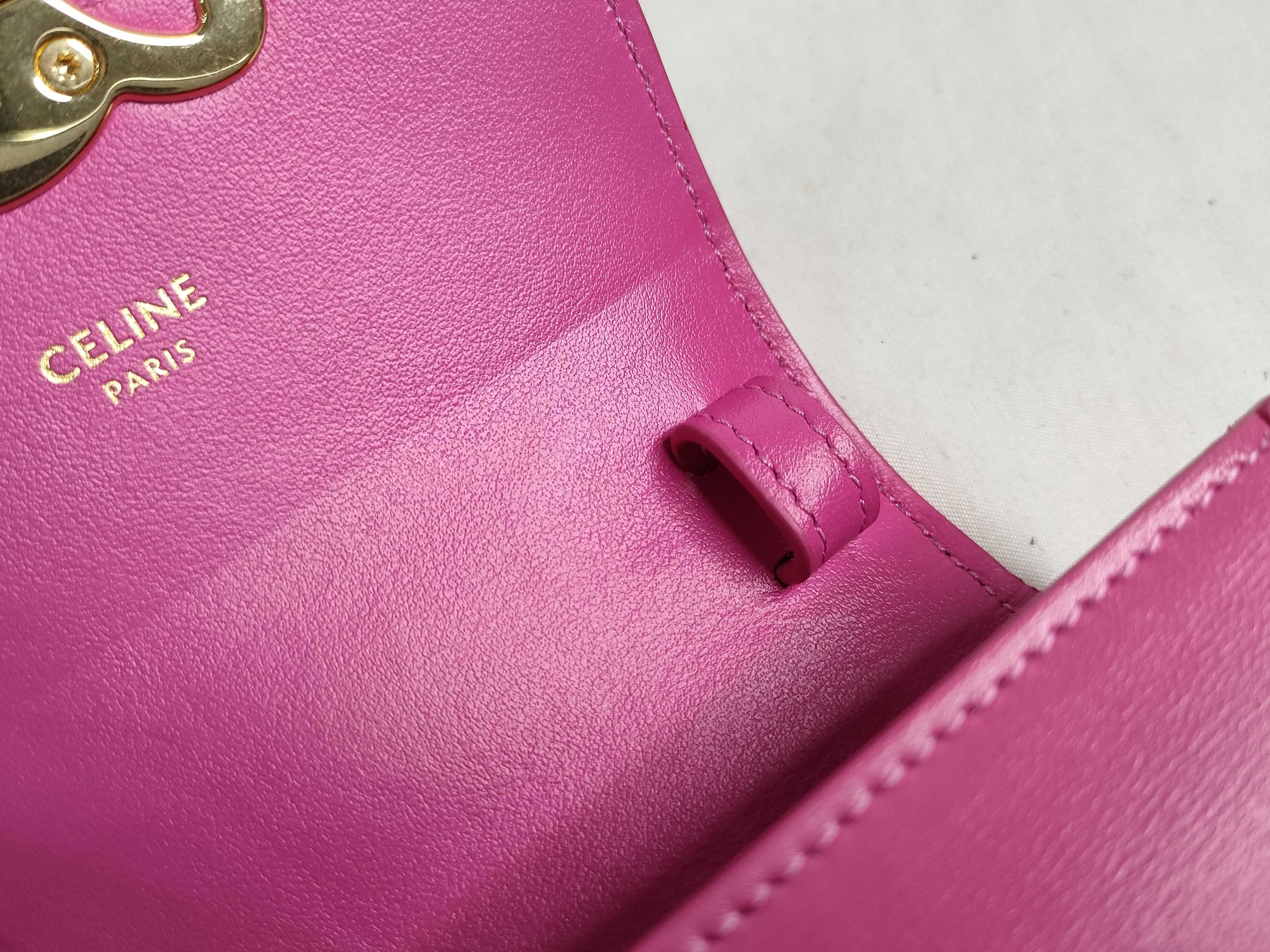 Triomphe Shoulder Bag Mini Pink Shoulder Bag — view 5