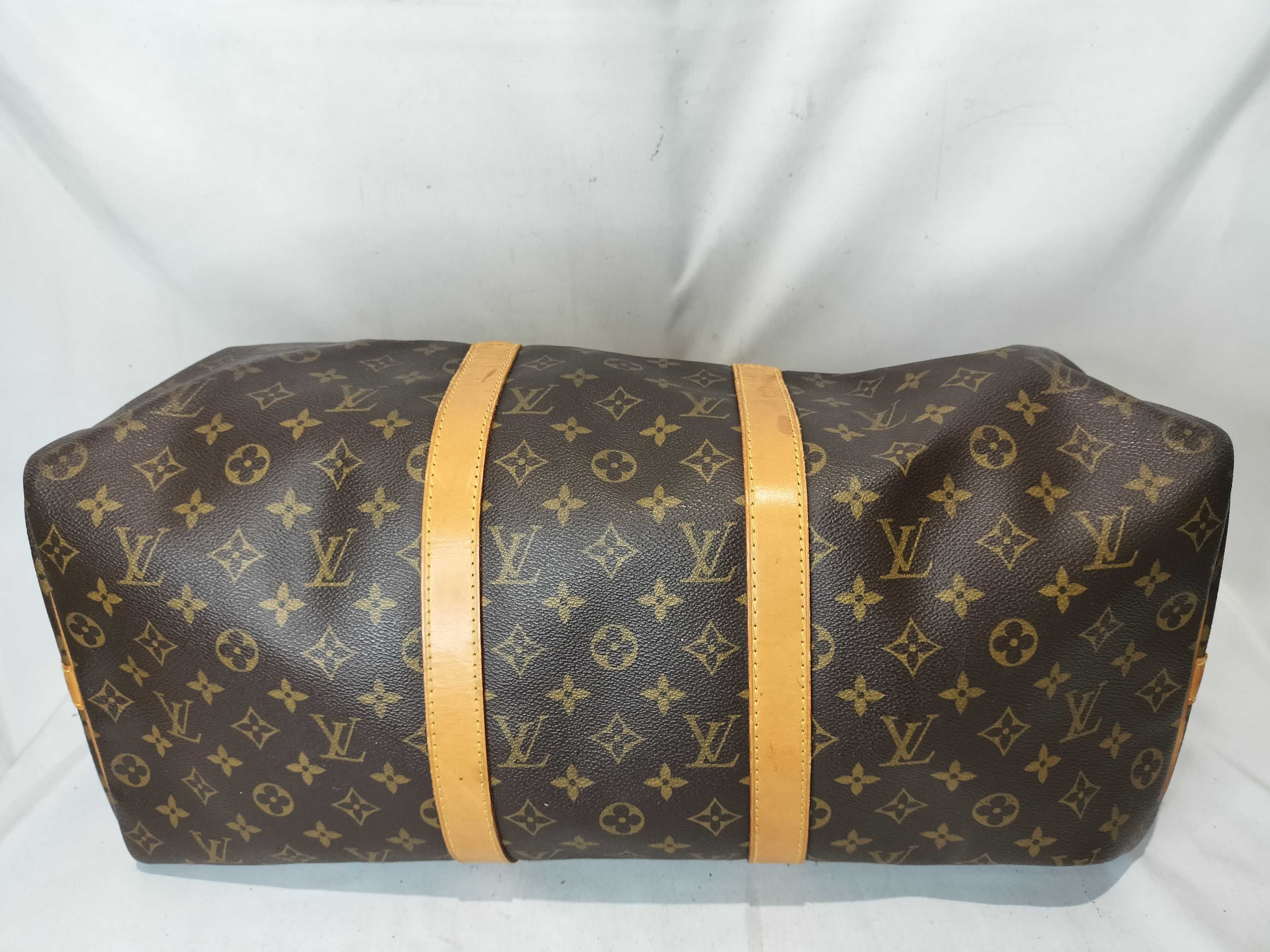 Monogram Keepall 50 Bandoulière Boston Bag — view 7
