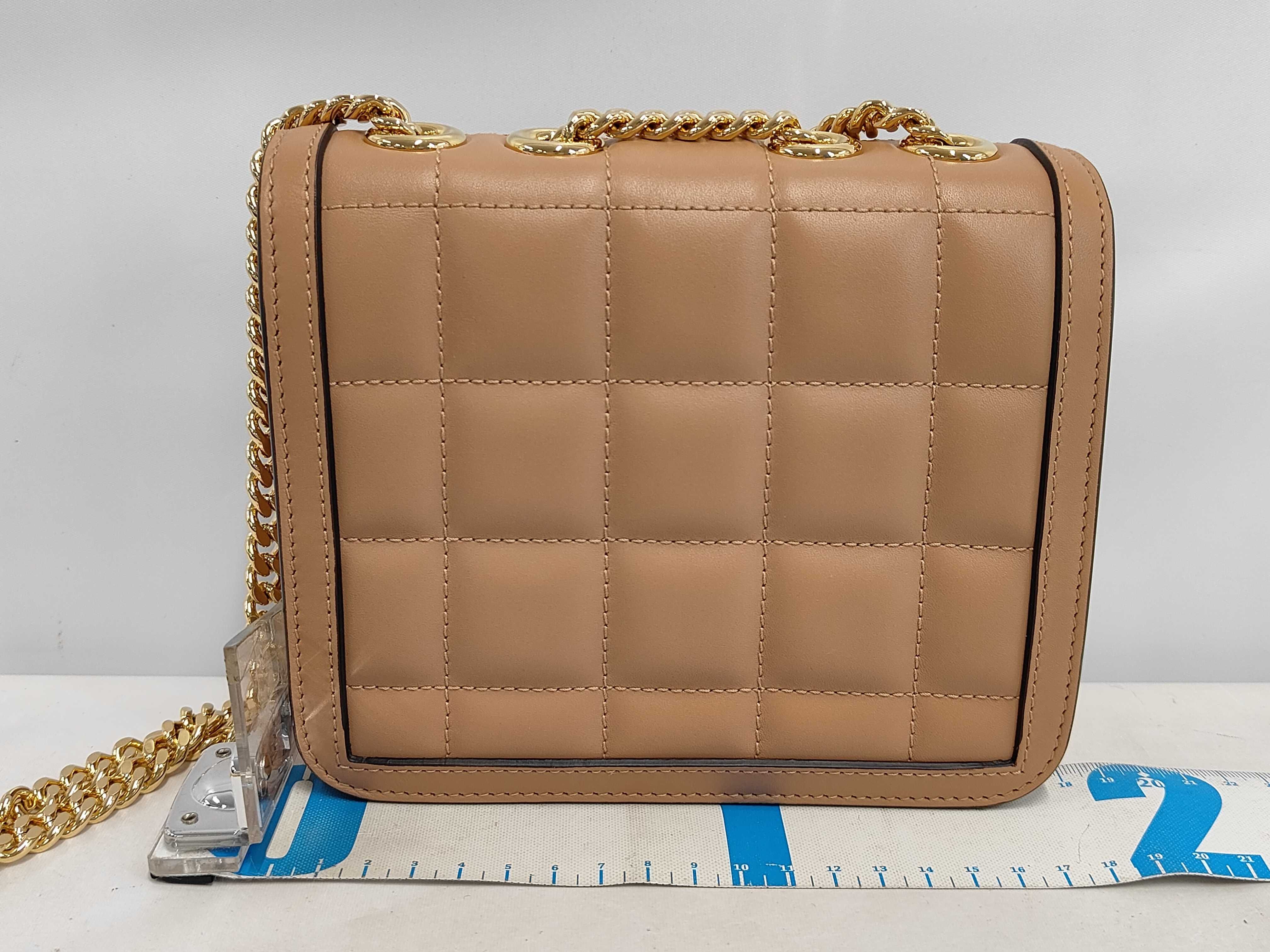 Decorated Leather Chain Shoulder Bag — view 2