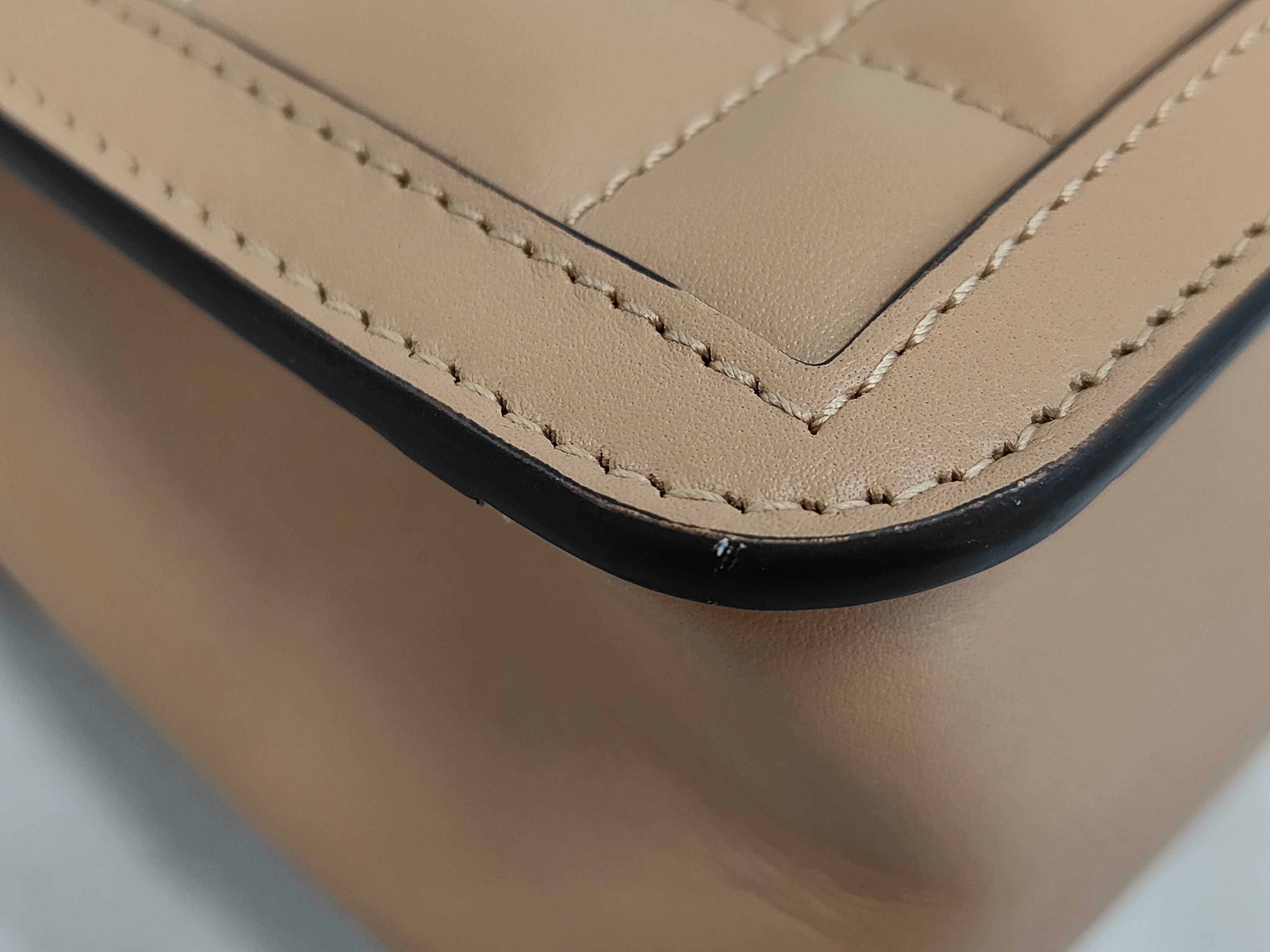 Decorated Leather Chain Shoulder Bag — view 3