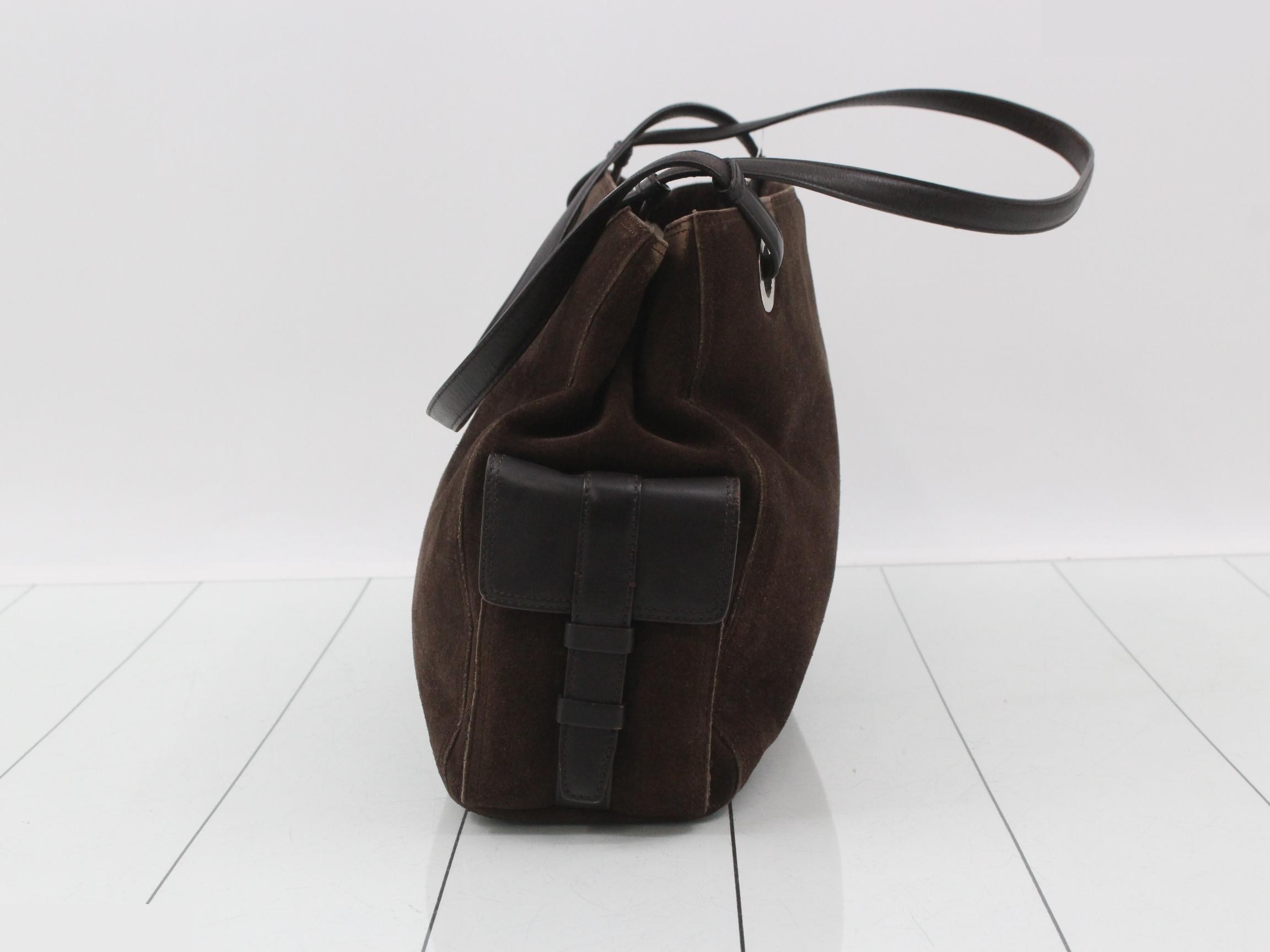 Suede tote bag — view 3