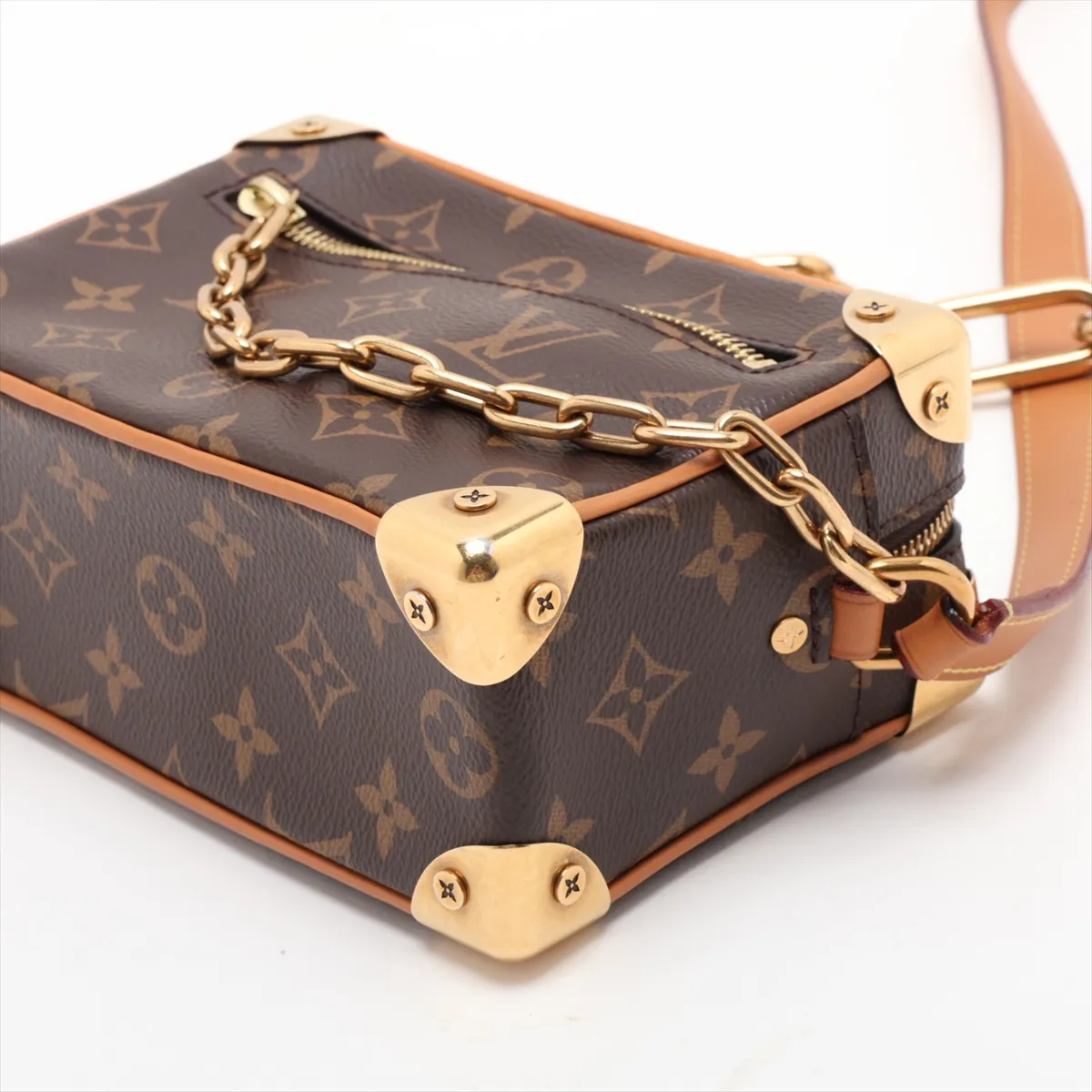 Monogram Mini Soft Trunk M68906 FL4199 Brown (RFID detected) — view 3