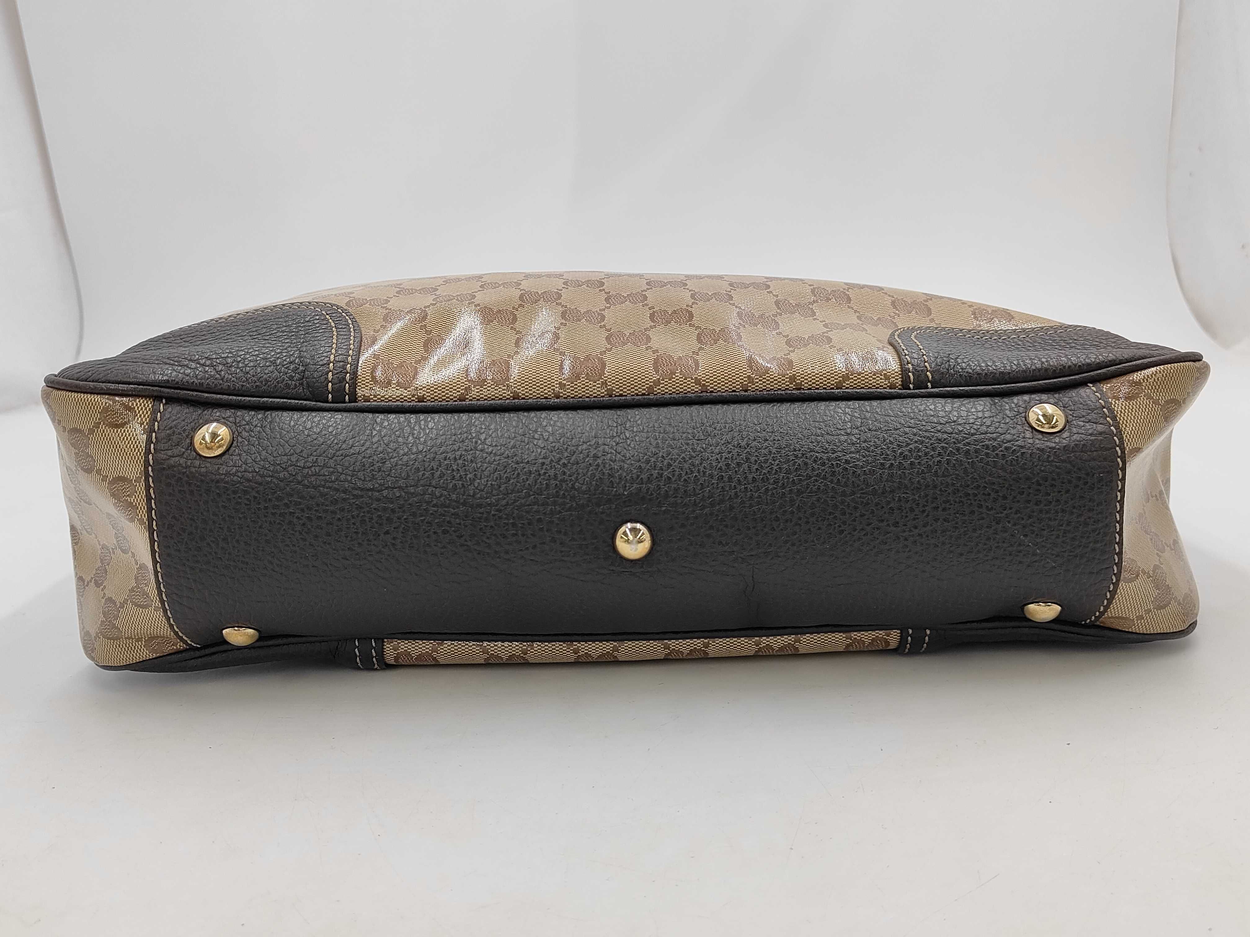 GG Crystal Leather Sherry Line Tote Bag 293592 Tote Bag — view 3