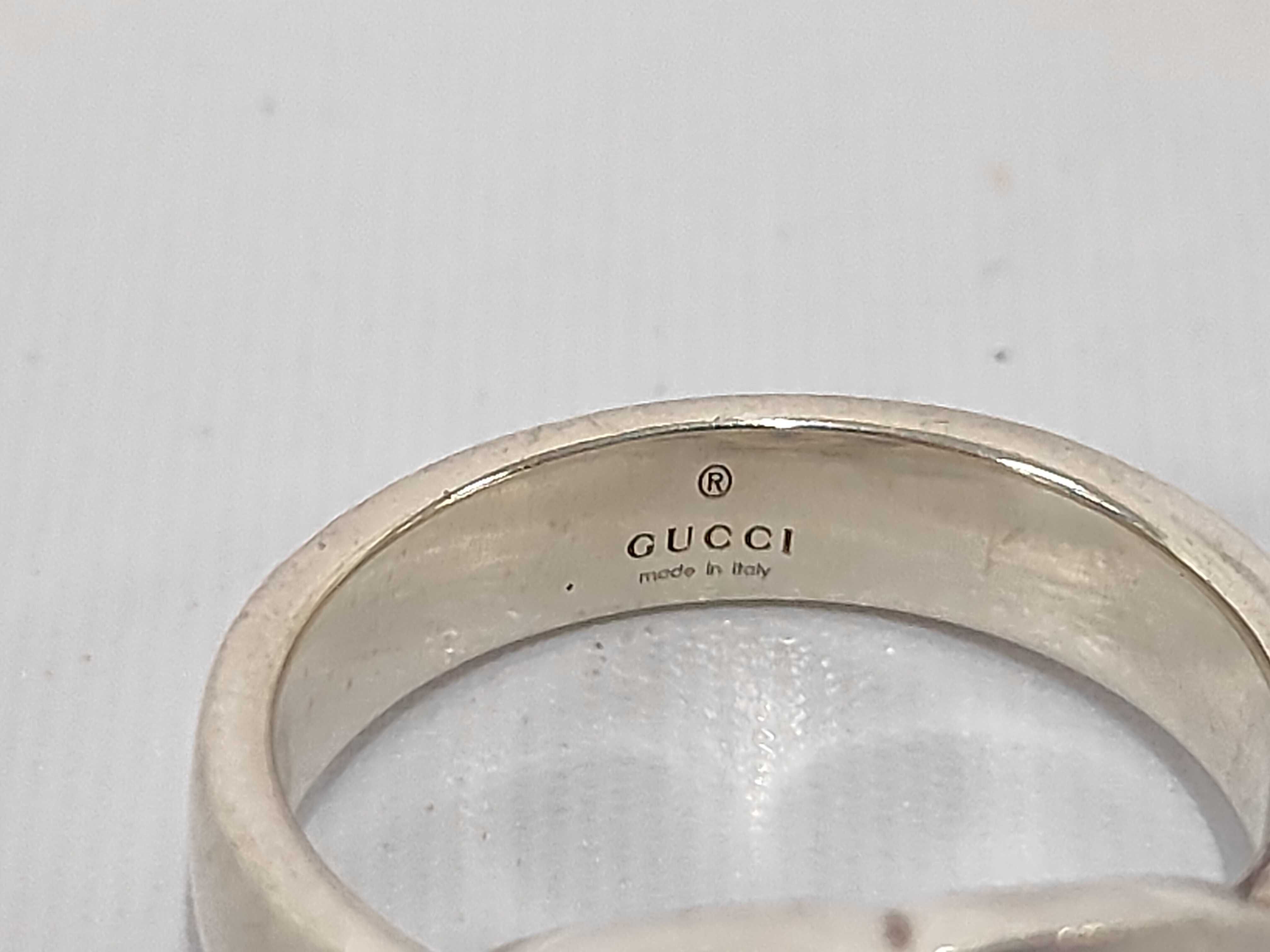 Interlocking G Sterling Silver 925 Ring — view 4