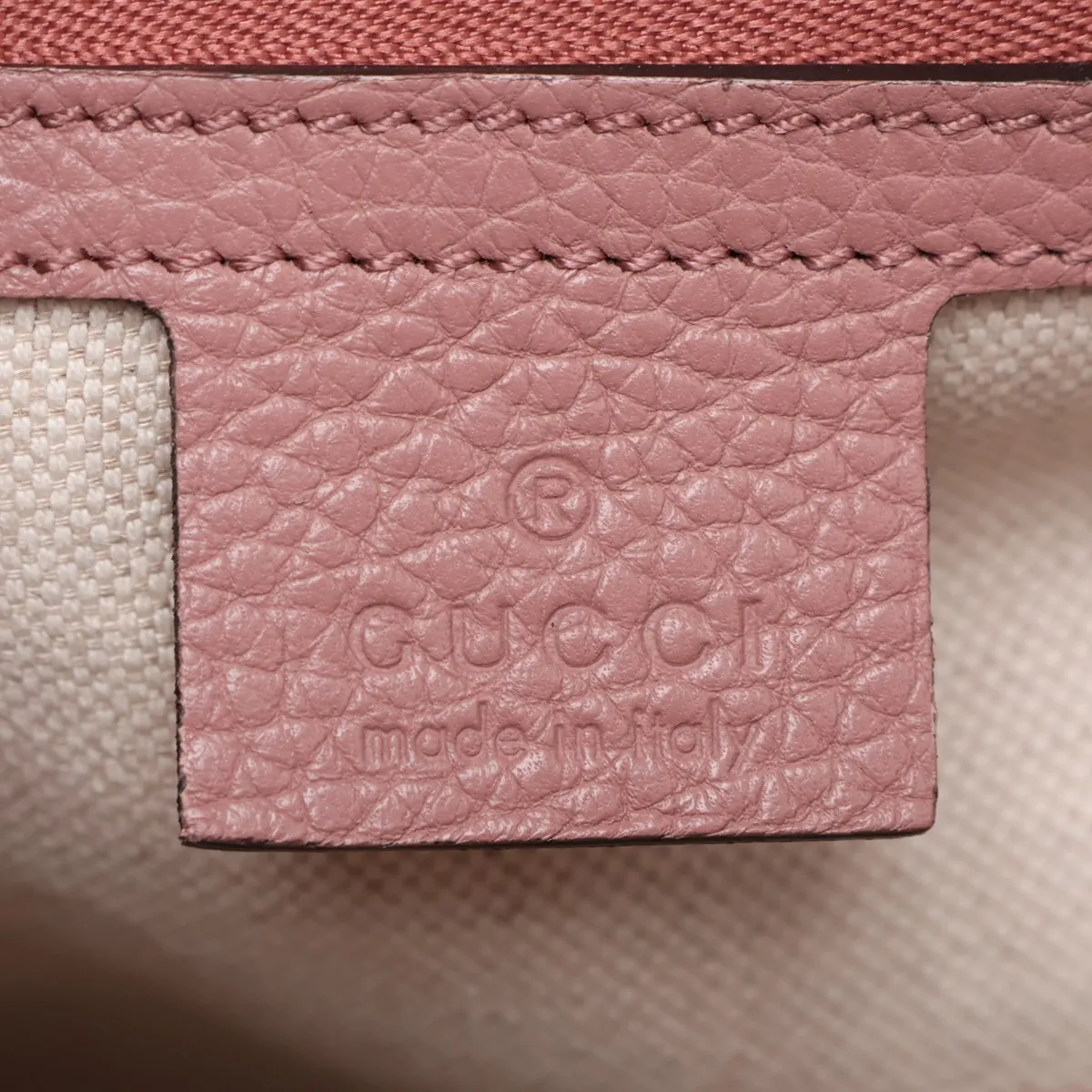 GG Marmont Leather 2-Way Handbag, Pink, 421890 — view 12