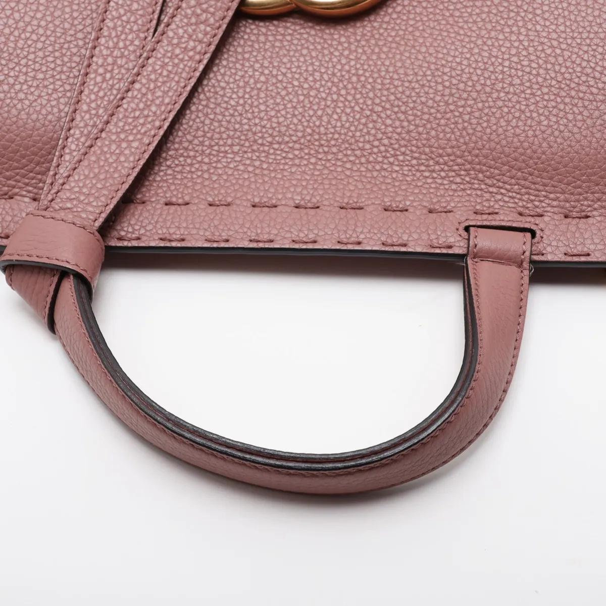GG Marmont Leather 2-Way Handbag, Pink, 421890 — view 5