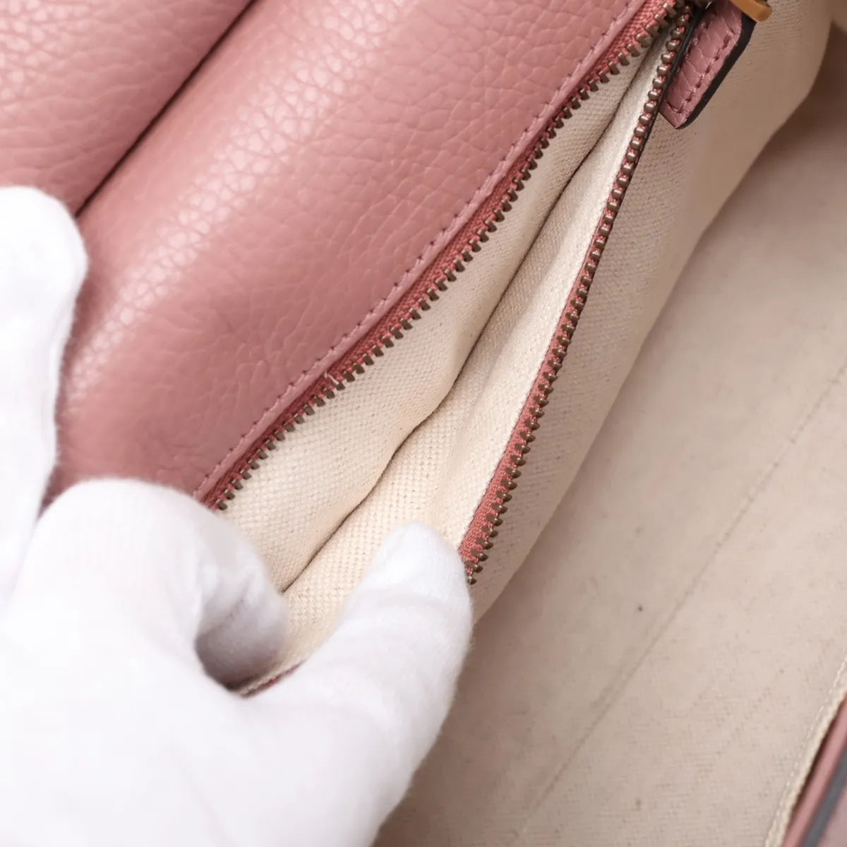 GG Marmont Leather 2-Way Handbag, Pink, 421890 — view 9