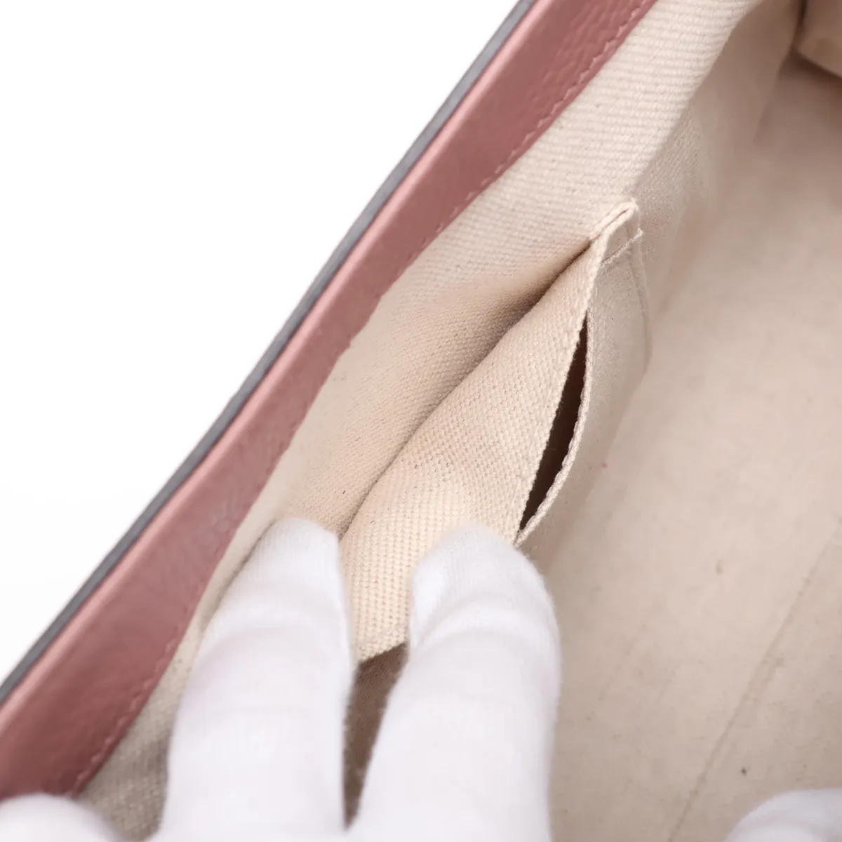 GG Marmont Leather 2-Way Handbag, Pink, 421890 — view 10
