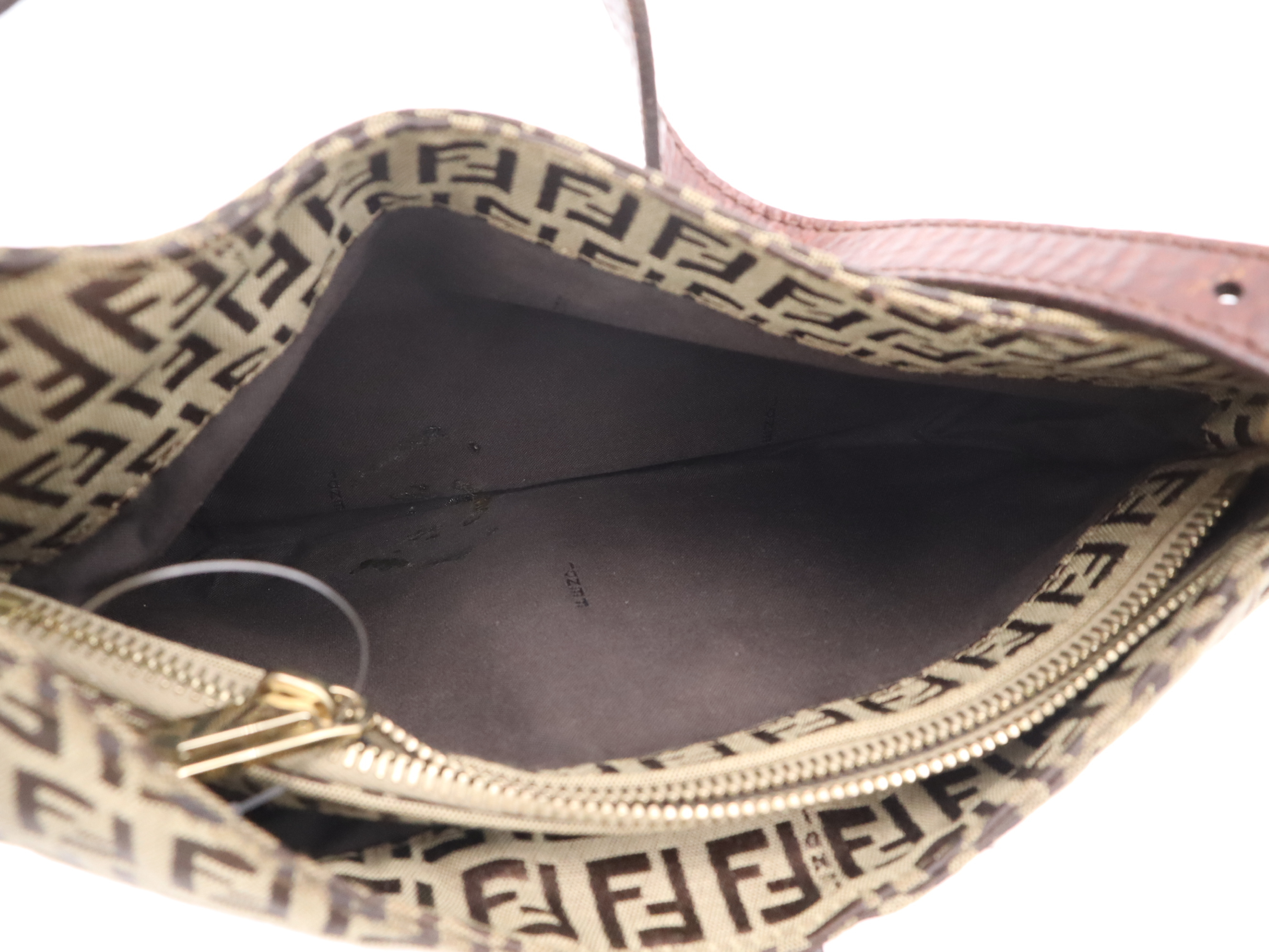 Canvas Zucca Pattern One Shoulder Bag — view 12