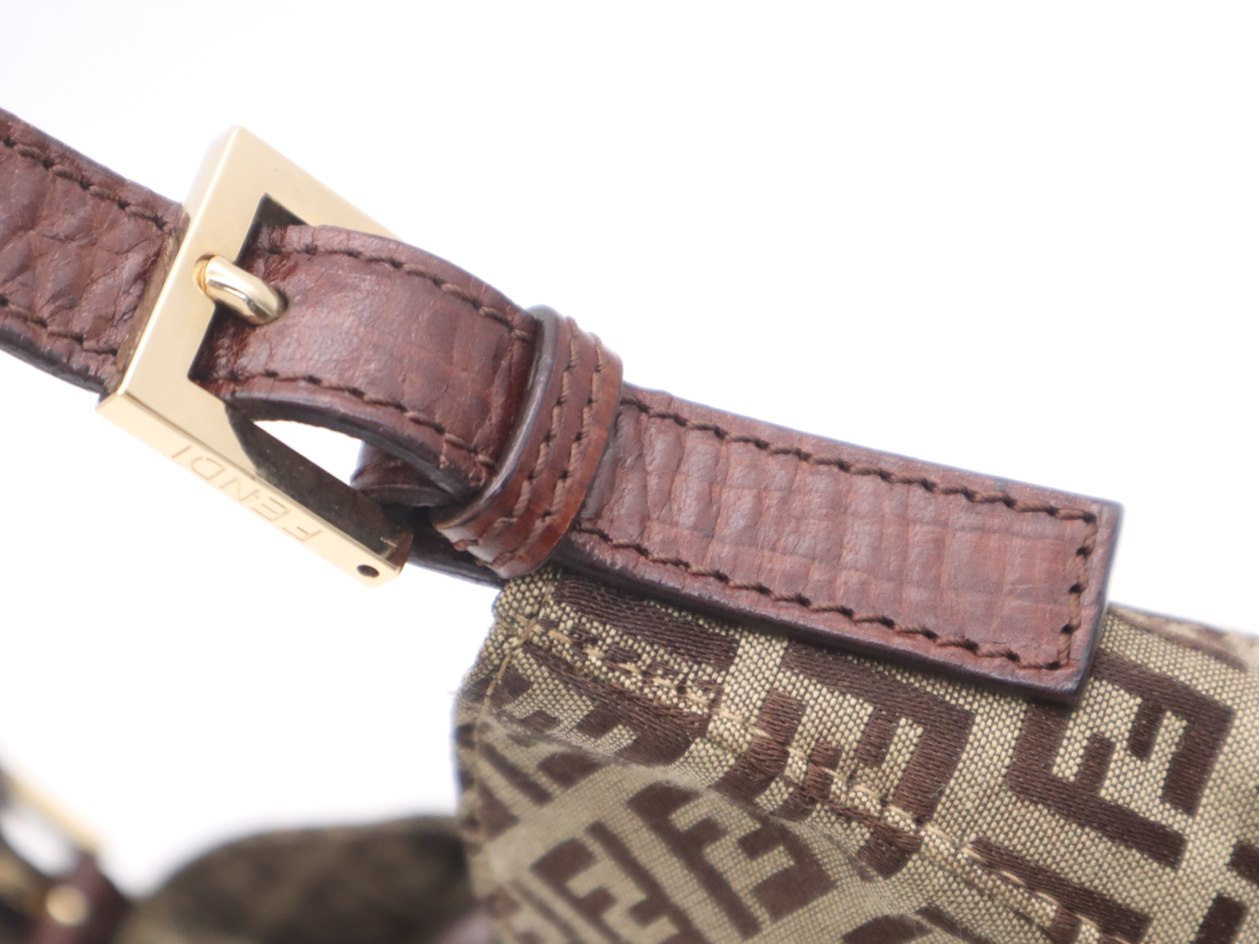 Canvas Zucca Pattern One Shoulder Bag — view 8