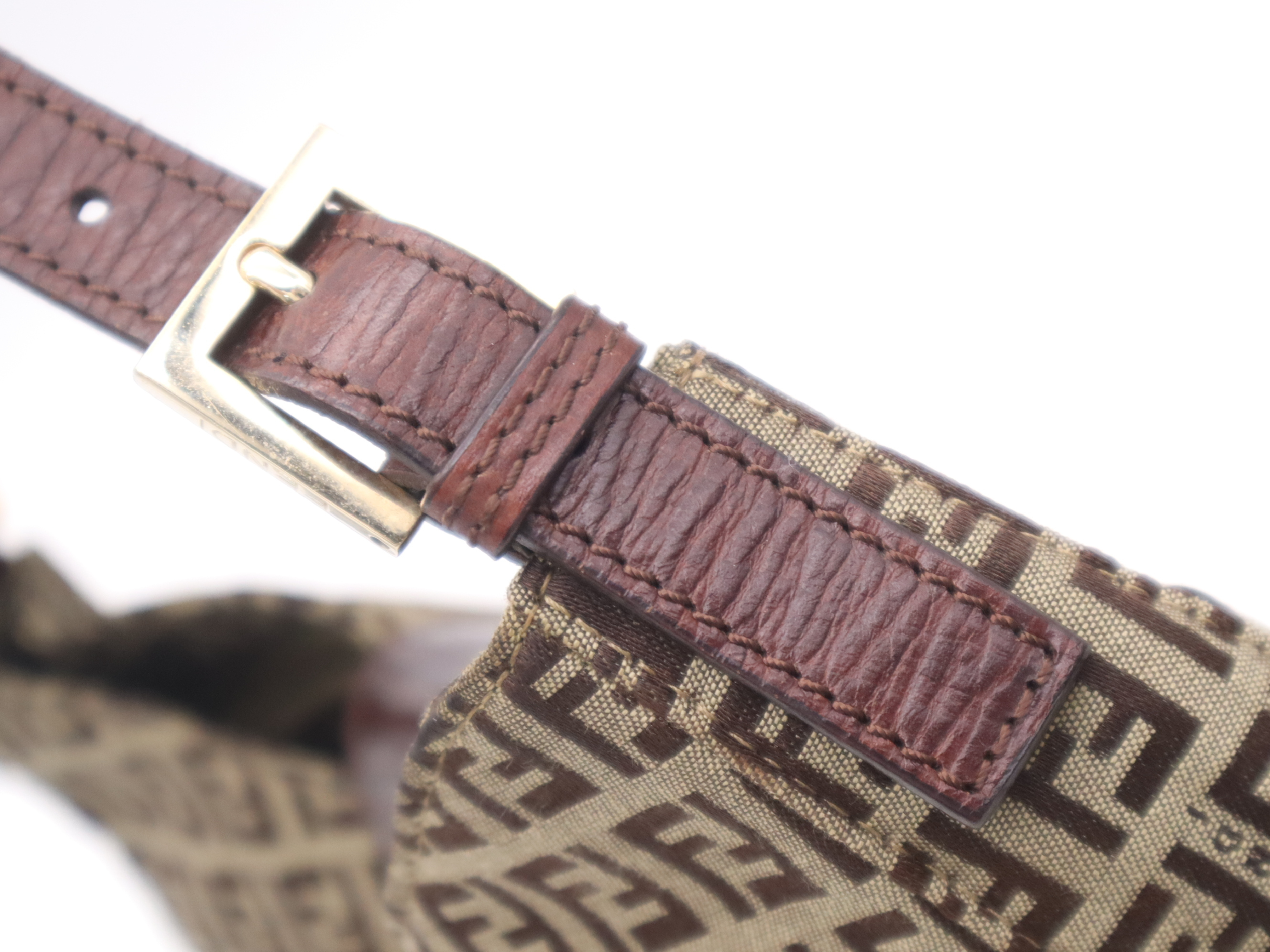Canvas Zucca Pattern One Shoulder Bag — view 9