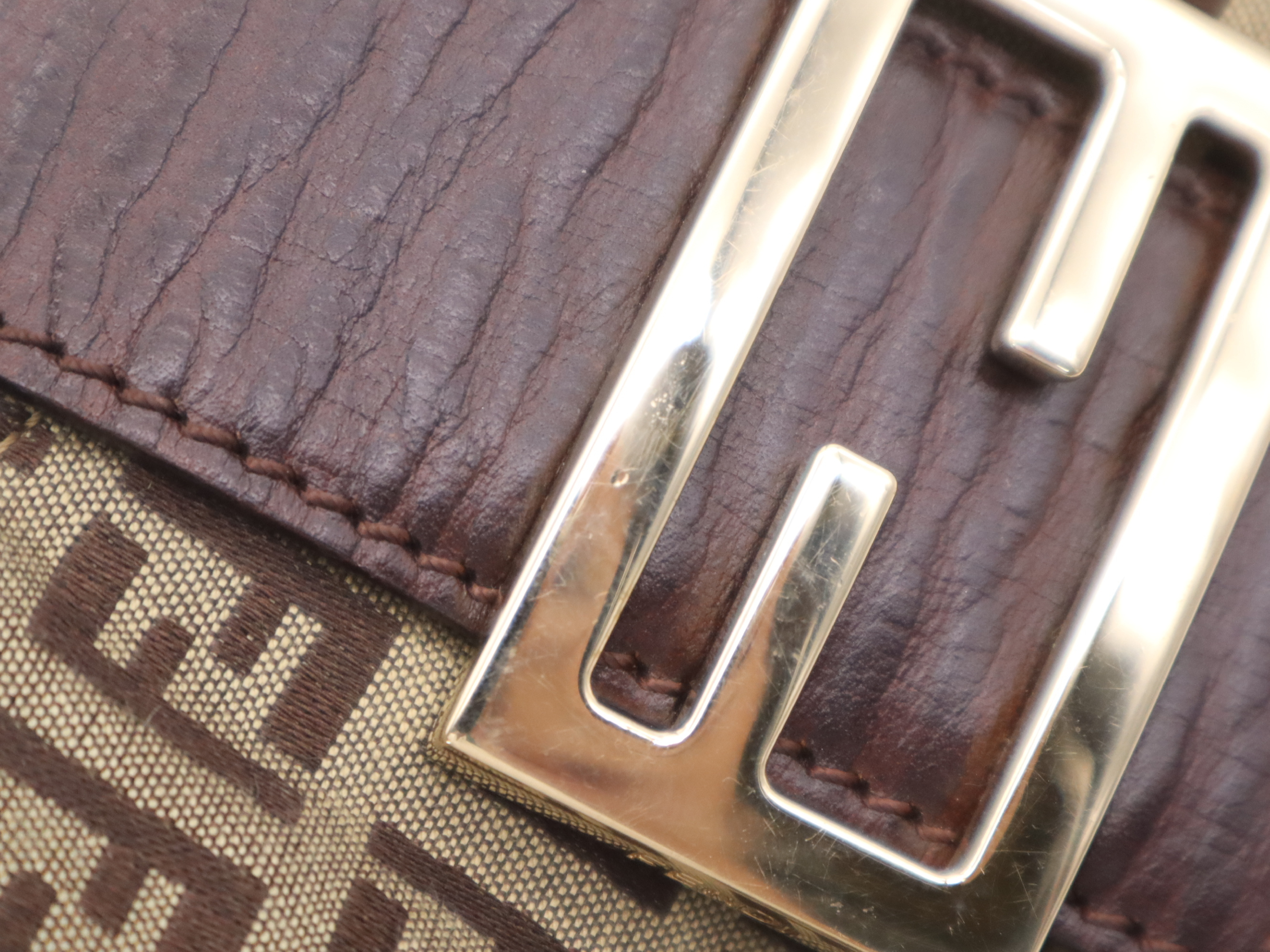 Canvas Zucca Pattern One Shoulder Bag — view 10