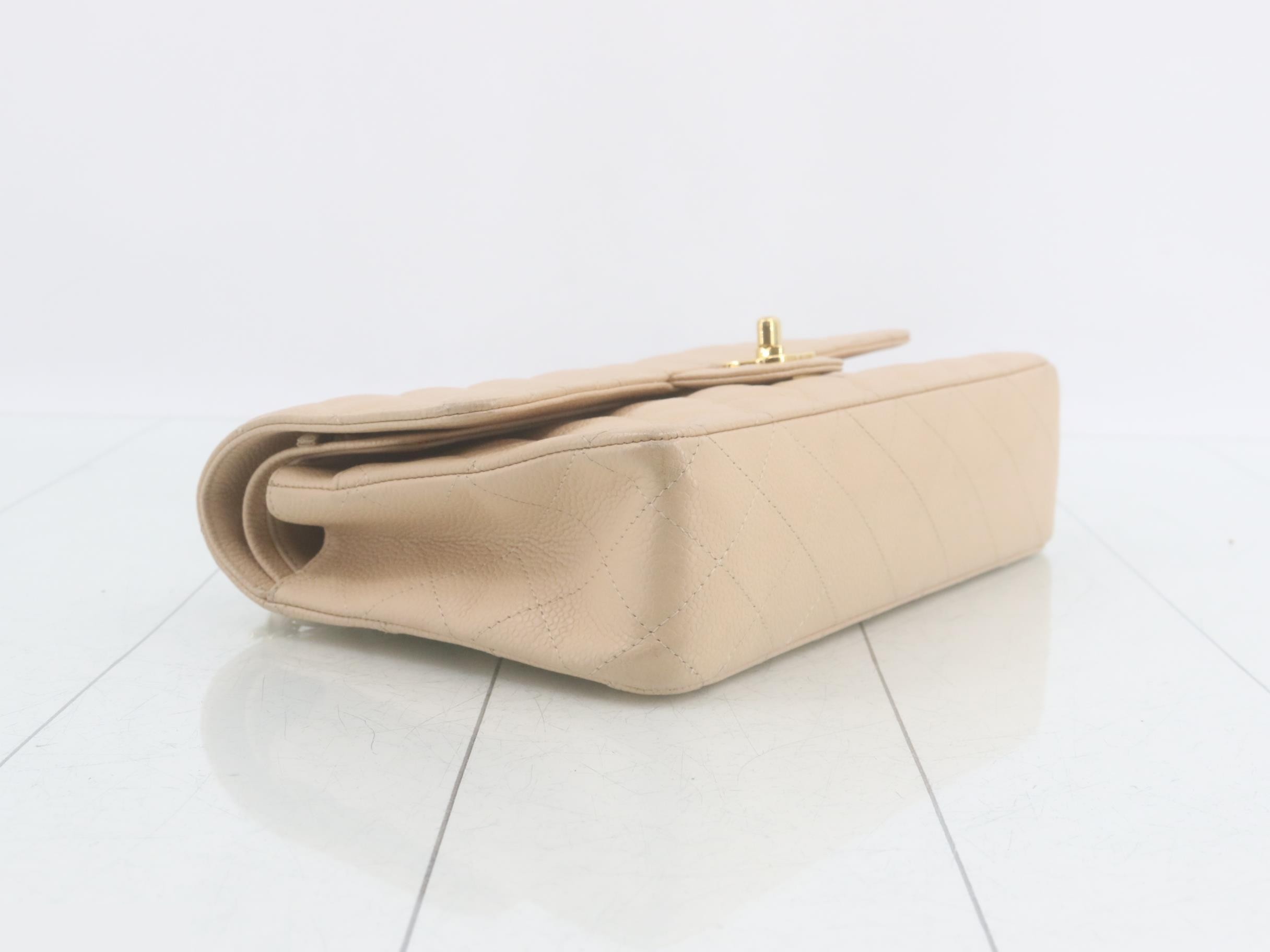 Double flap 25 caviar chain shoulder bag, serial number 13. — view 5