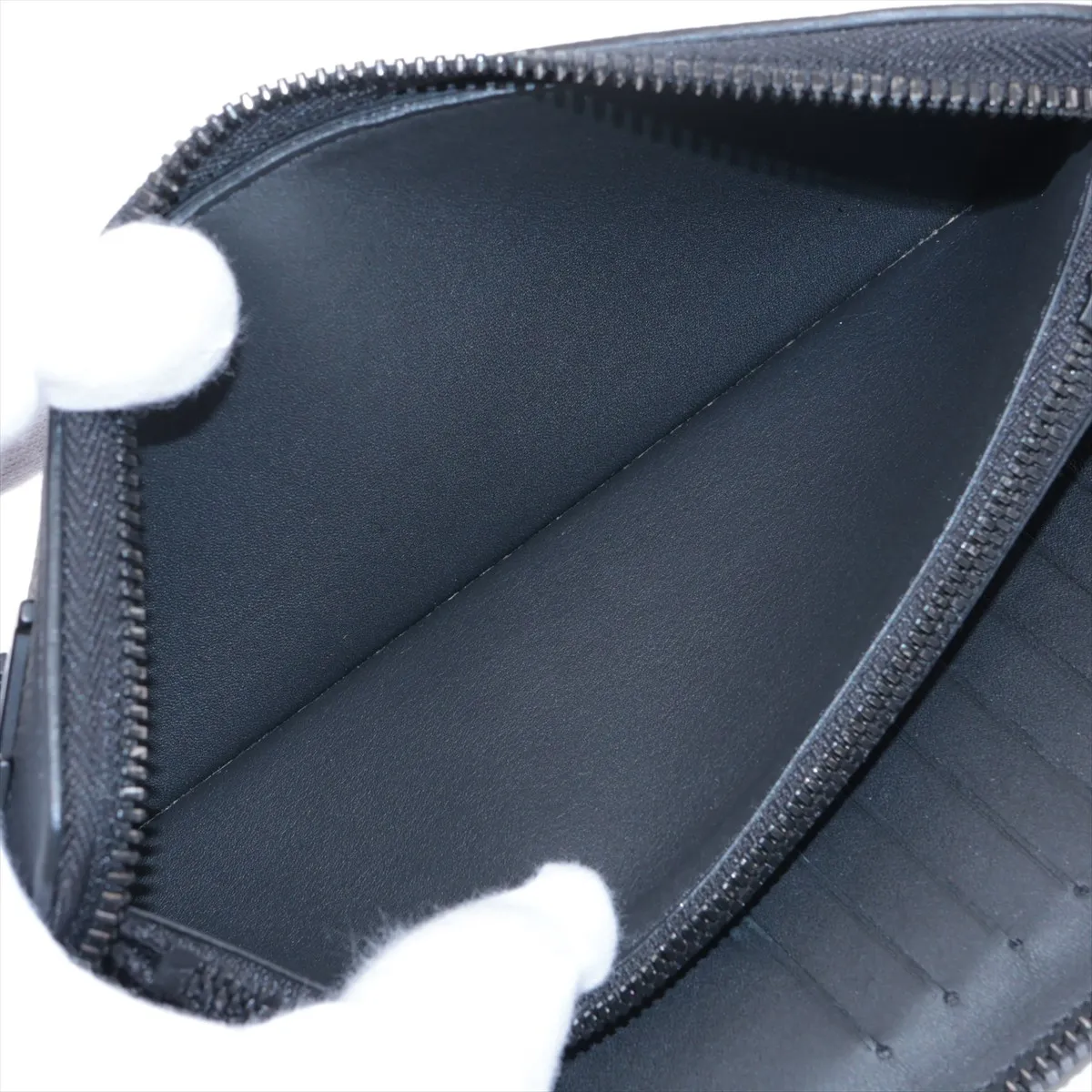 LV Aerogram Zippy Wallet Vertical M81743 Noir Round Zip Wallet (RFID detected) — view 5