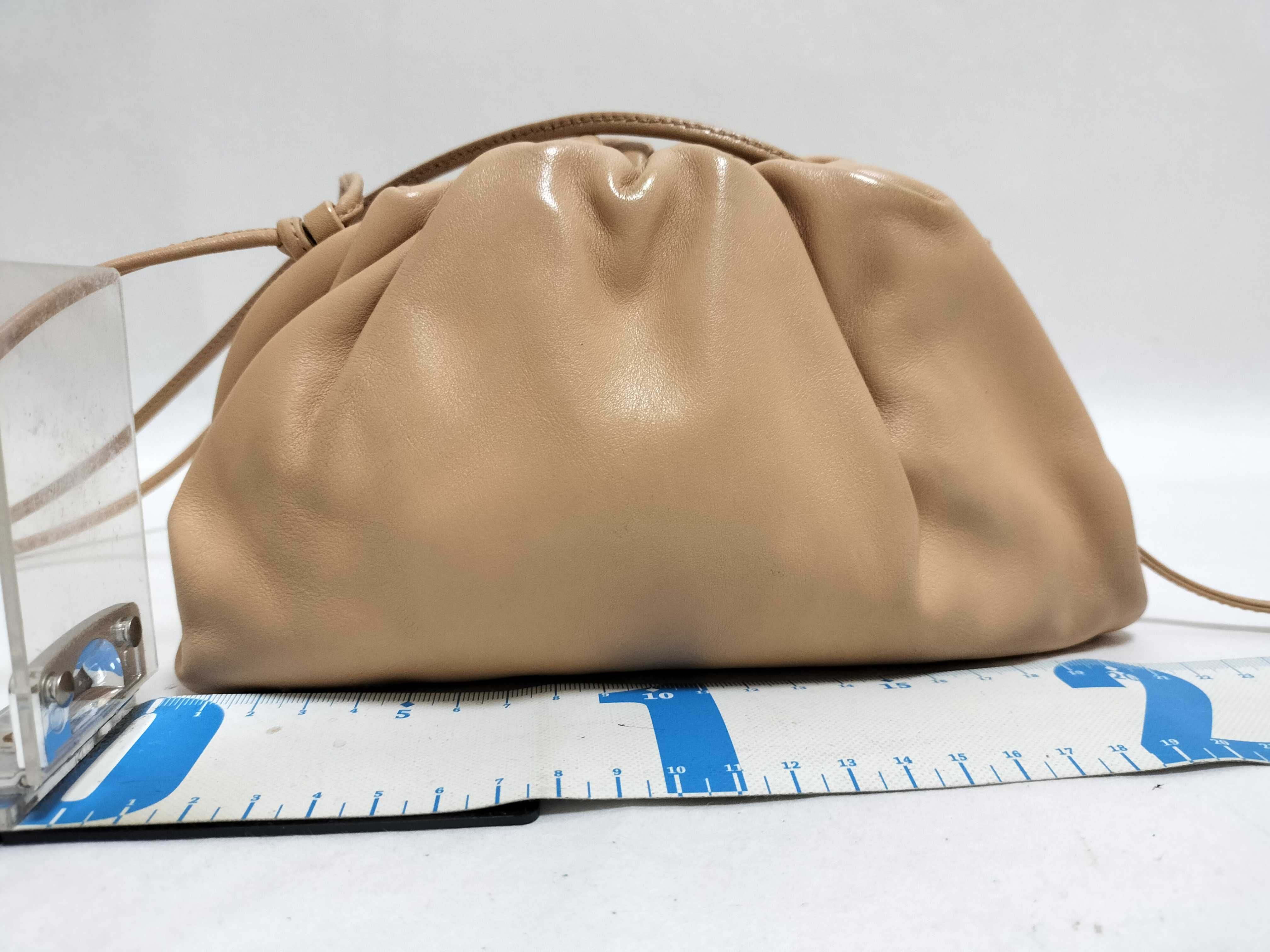 Mini The Pouch Leather Shoulder Bag Brown Shoulder Bag — view 2