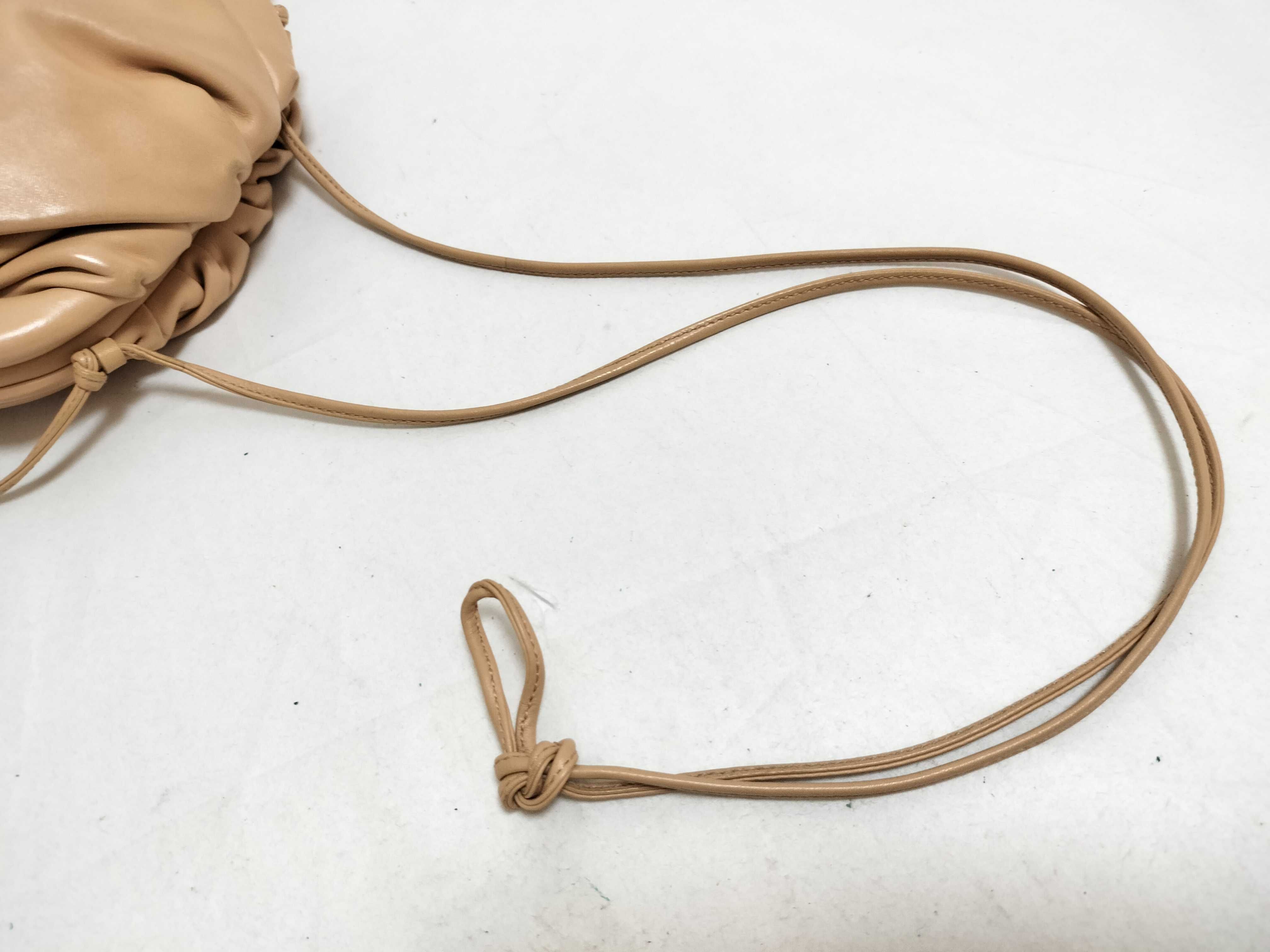 Mini The Pouch Leather Shoulder Bag Brown Shoulder Bag — view 3