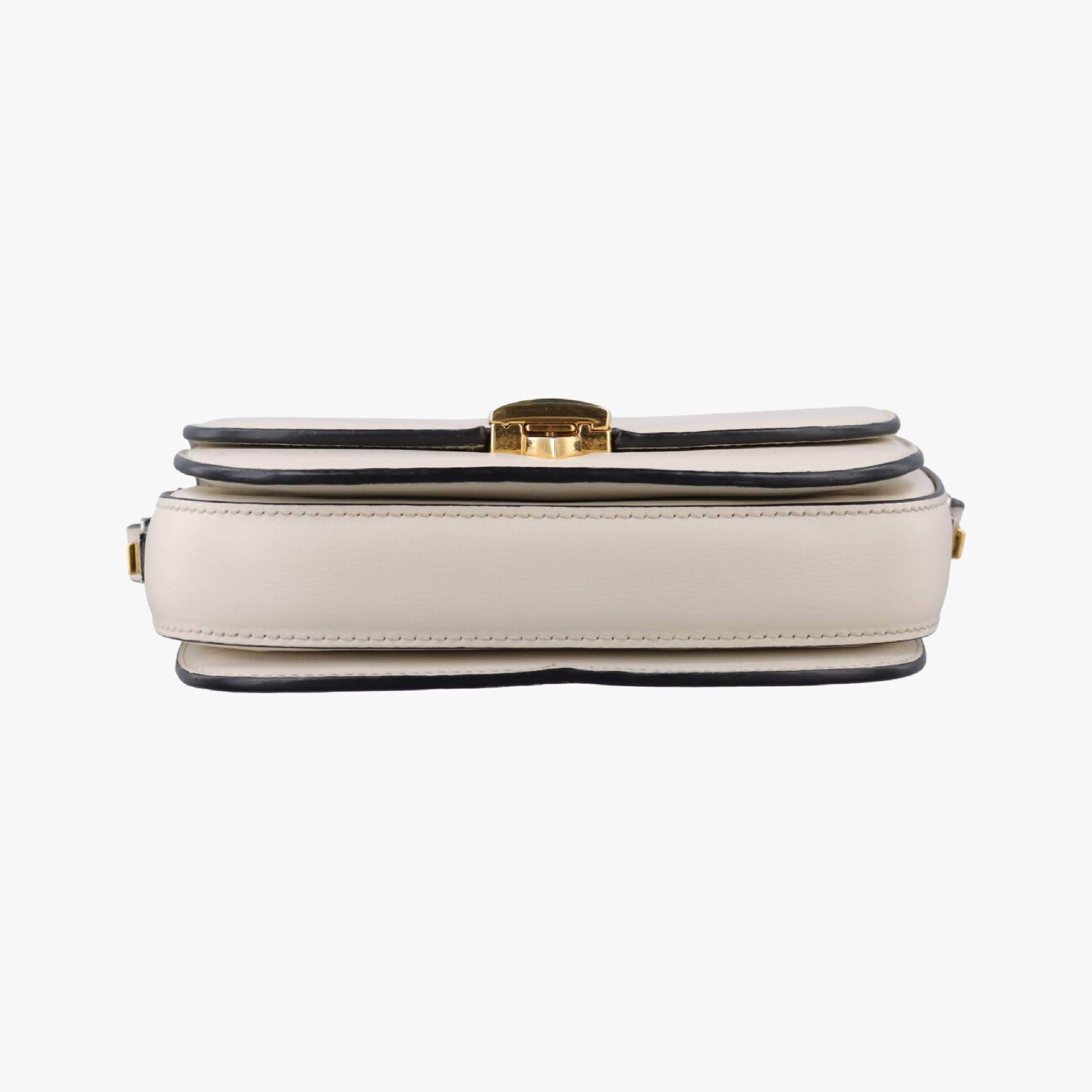 Sylvie 1969 White Leather Shoulder Bag 615965 I033048986 — view 3