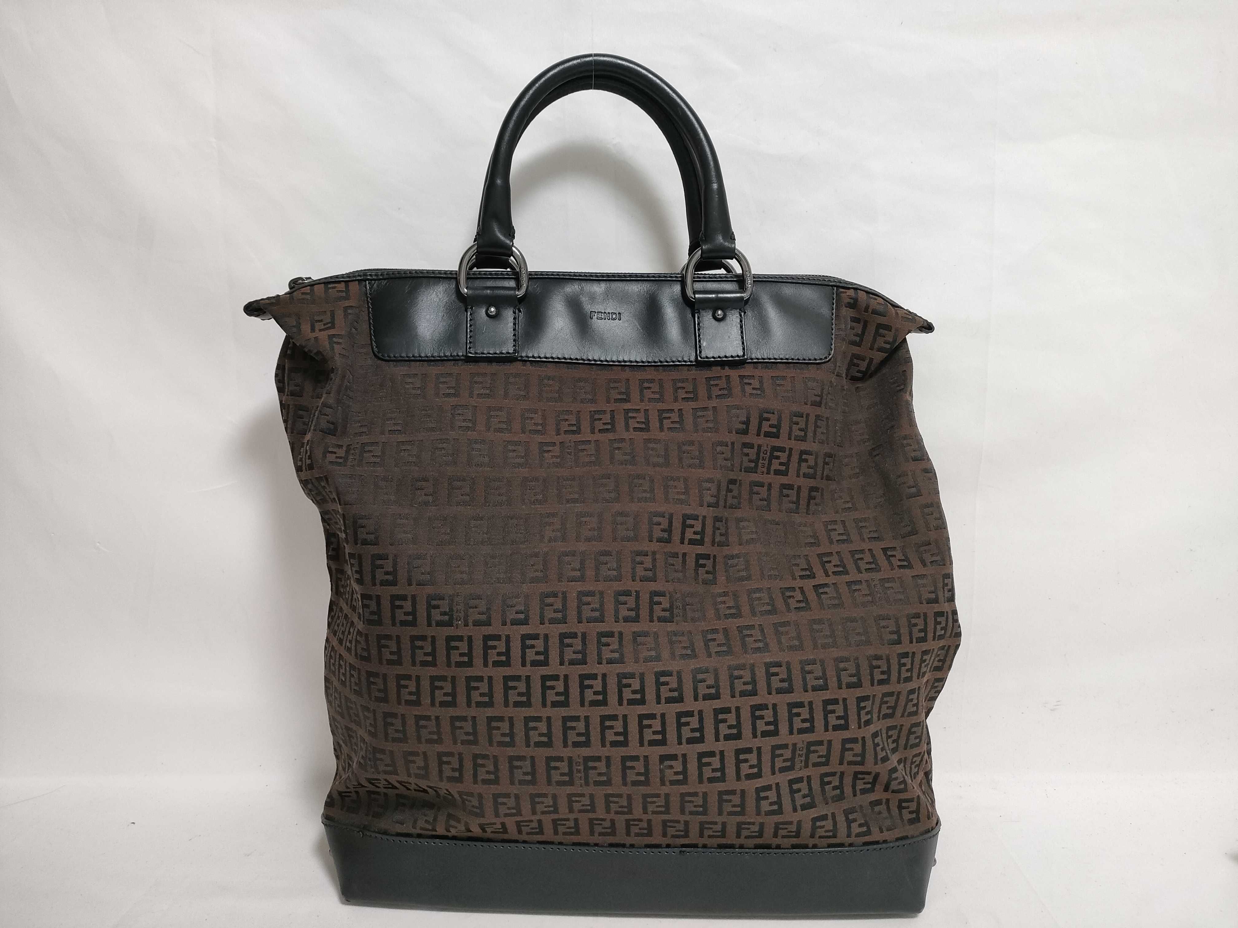 Zucca pattern tote bag, brown tote bag