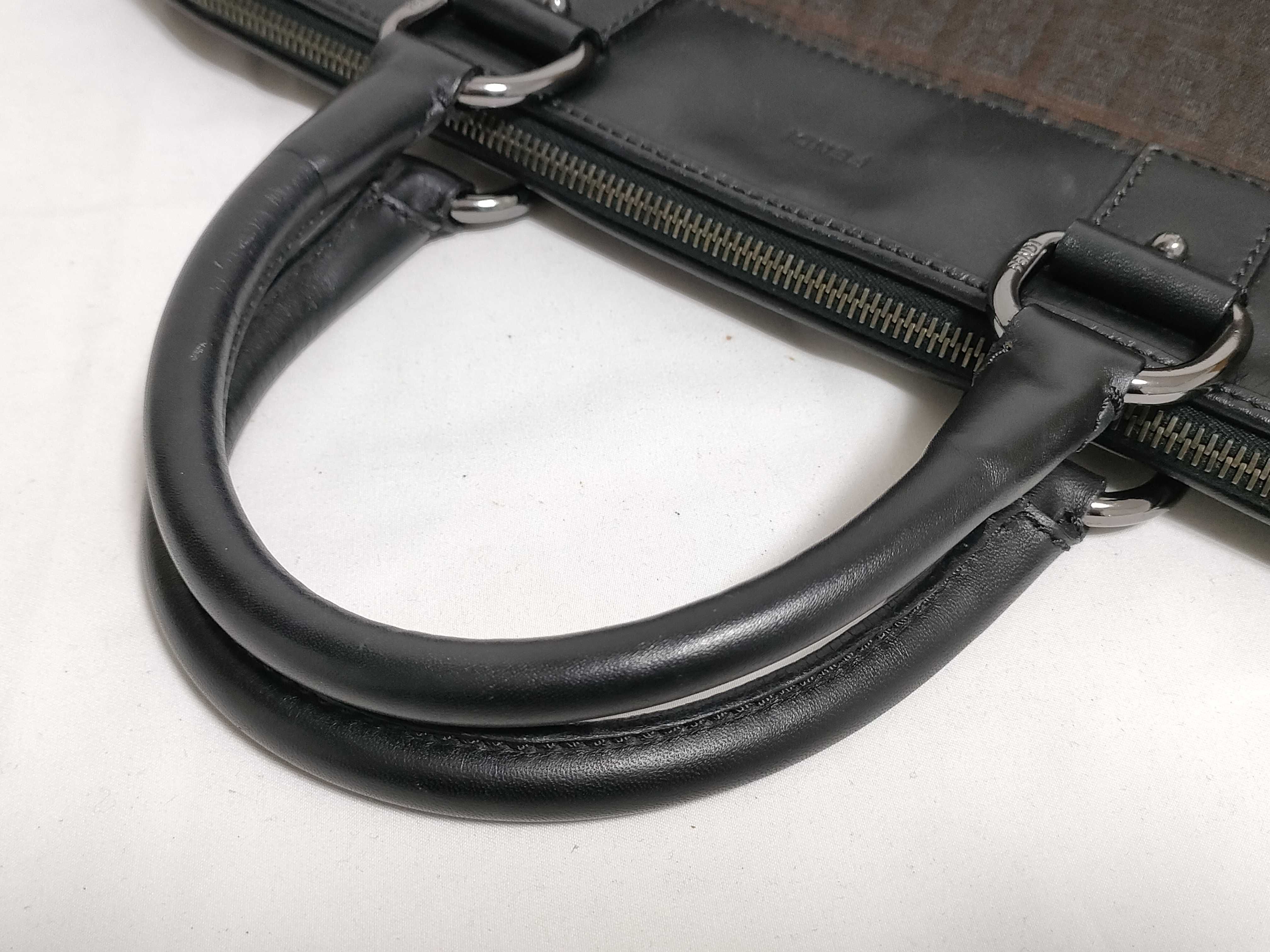 Zucca pattern tote bag, brown tote bag — view 3