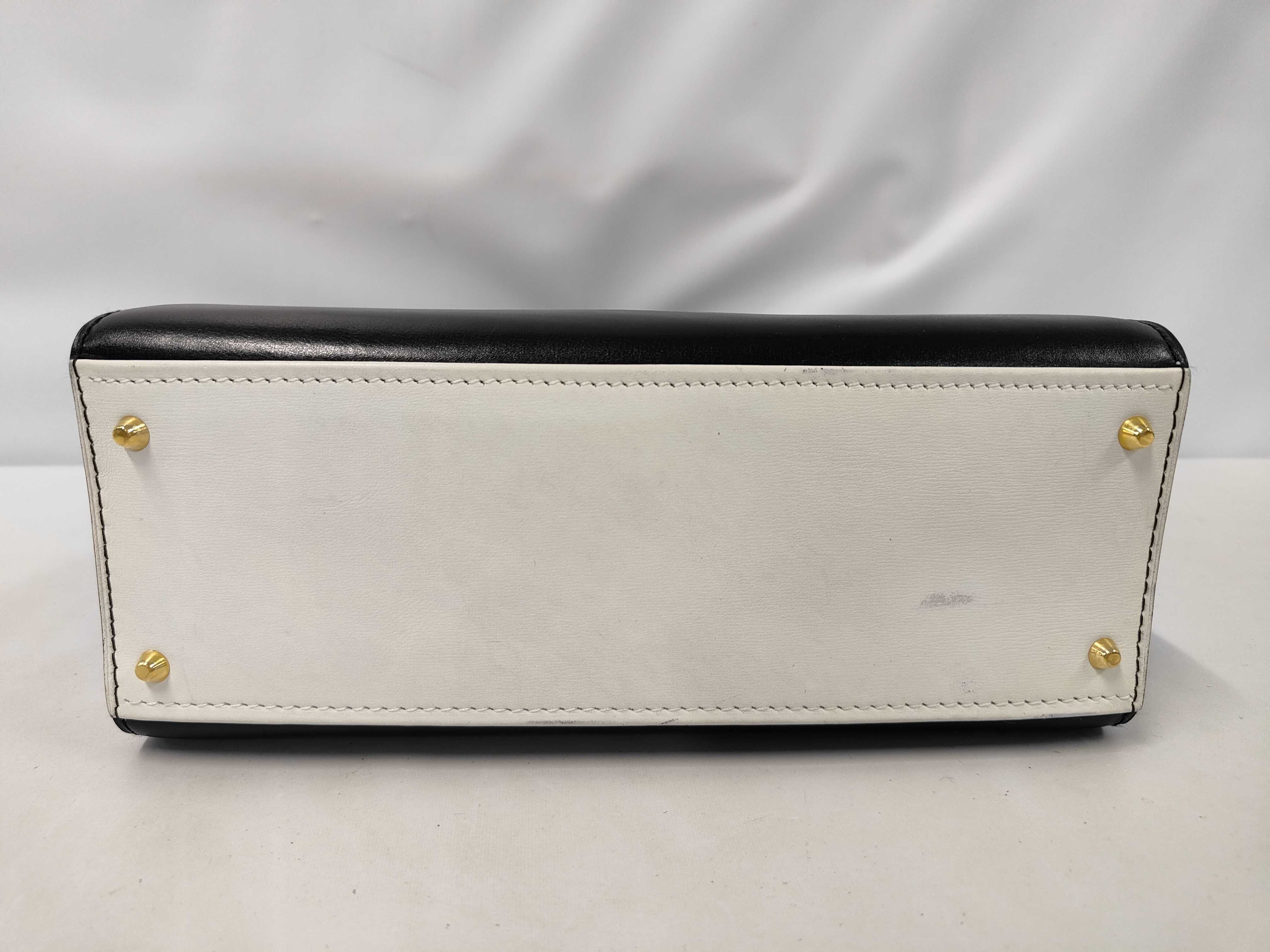Double Circle Logo 2-Way Leather Handbag — view 3