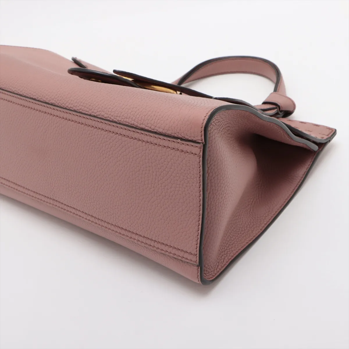 GG Marmont Leather 2-Way Handbag, Pink, 421890 — view 3