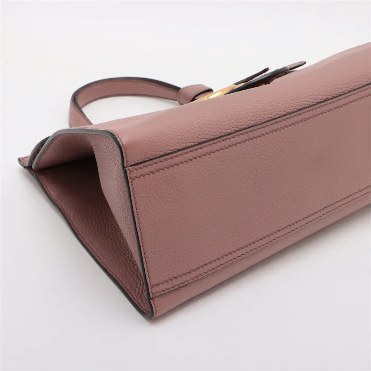 GG Marmont Leather 2-Way Handbag, Pink, 421890 — view 4