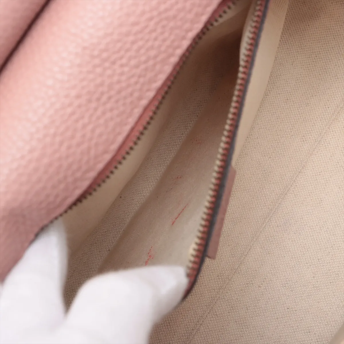 GG Marmont Leather 2-Way Handbag, Pink, 421890 — view 9