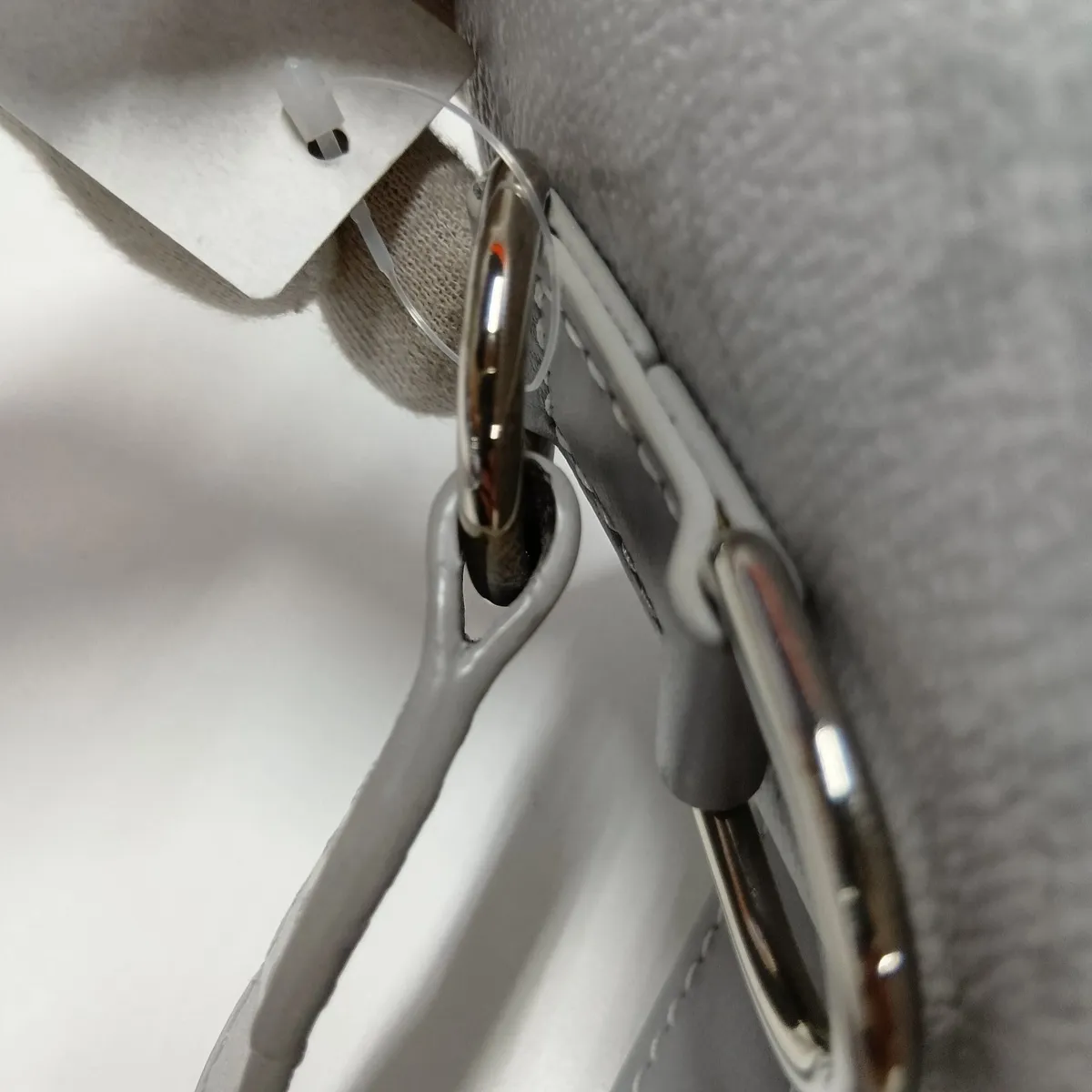 White Monogram Chalk Nano Bag M44631 NZ1159 Gray (RFID detected) — view 9