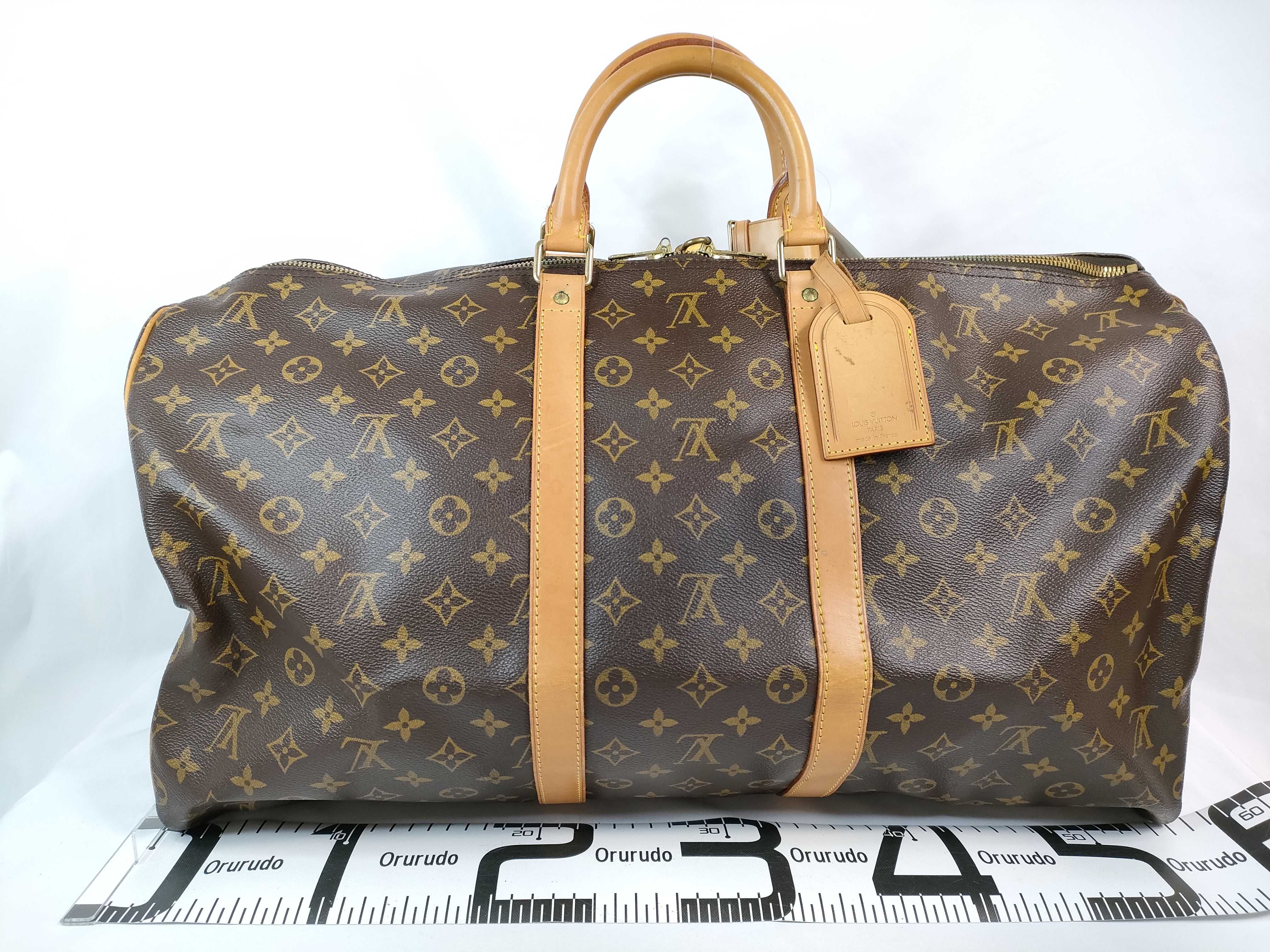 Monogram M41414 Keepall Bandoulière 55 Boston Bag — view 2