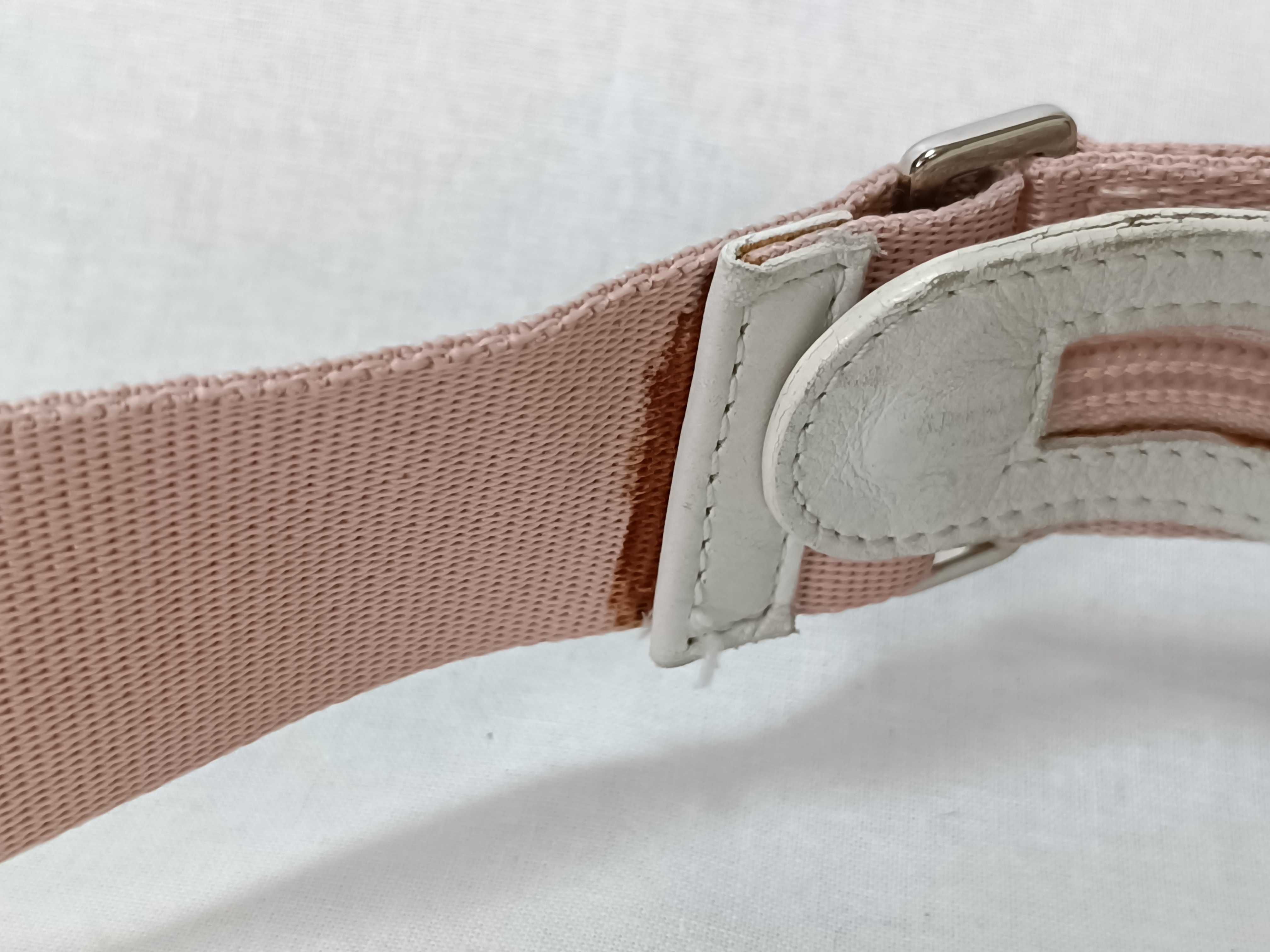 Trotter Jacquard Canvas Pink Shoulder Bag — view 9