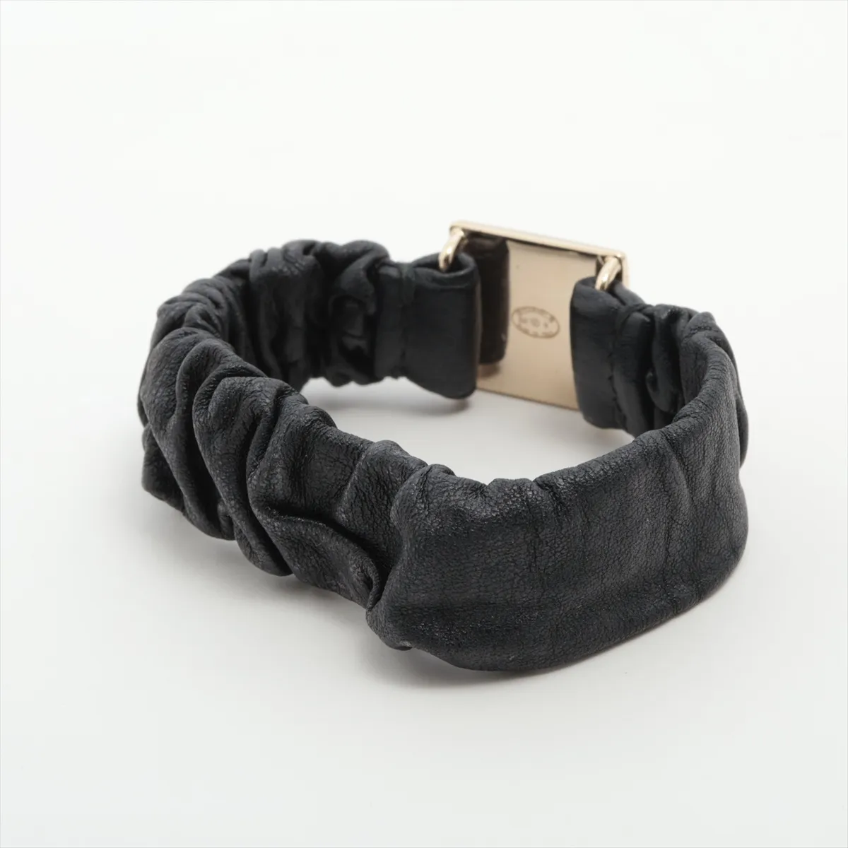 Cocomark B21B Scrunchie GP x Leather Black x Gold — view 2