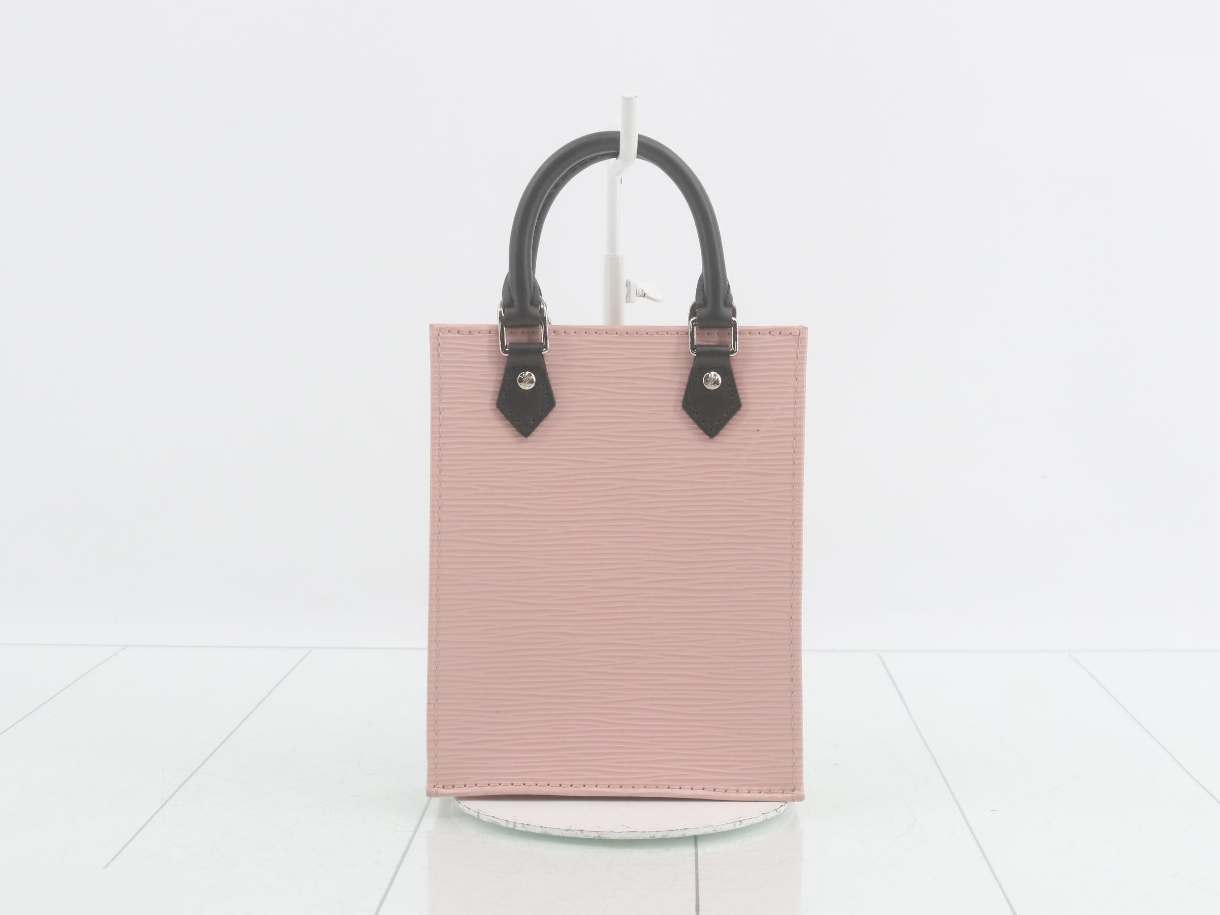 Epi Petite Sac Plat Rose Ballerine 2-Way Handbag — view 2