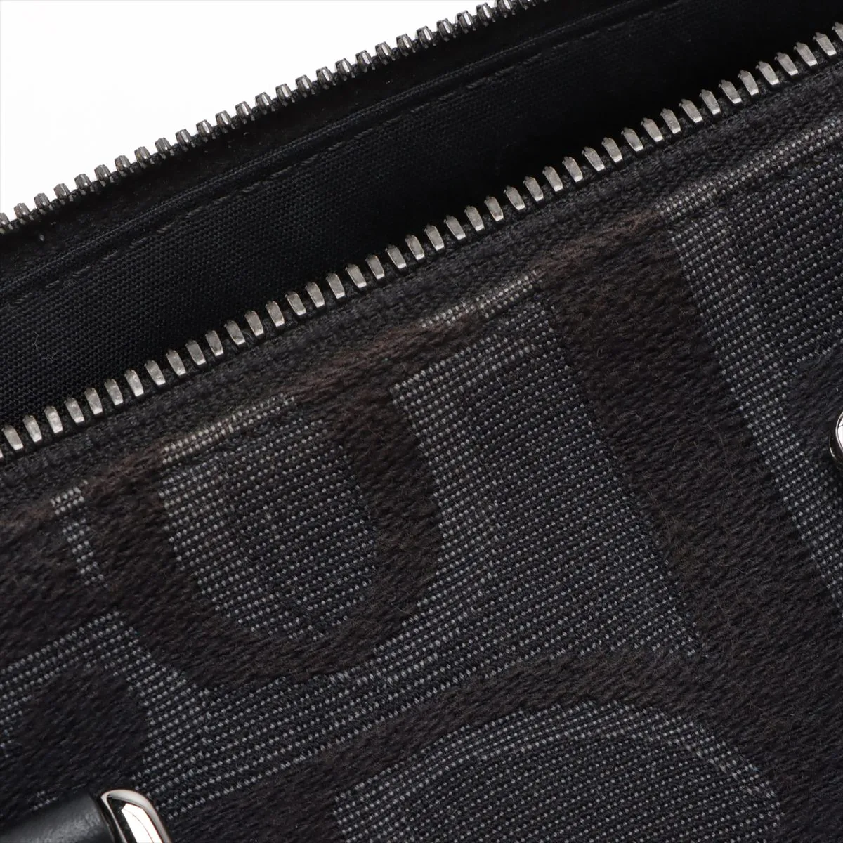 Oblique Weekender PM Canvas x Leather 2WAY Handbag Black — view 11