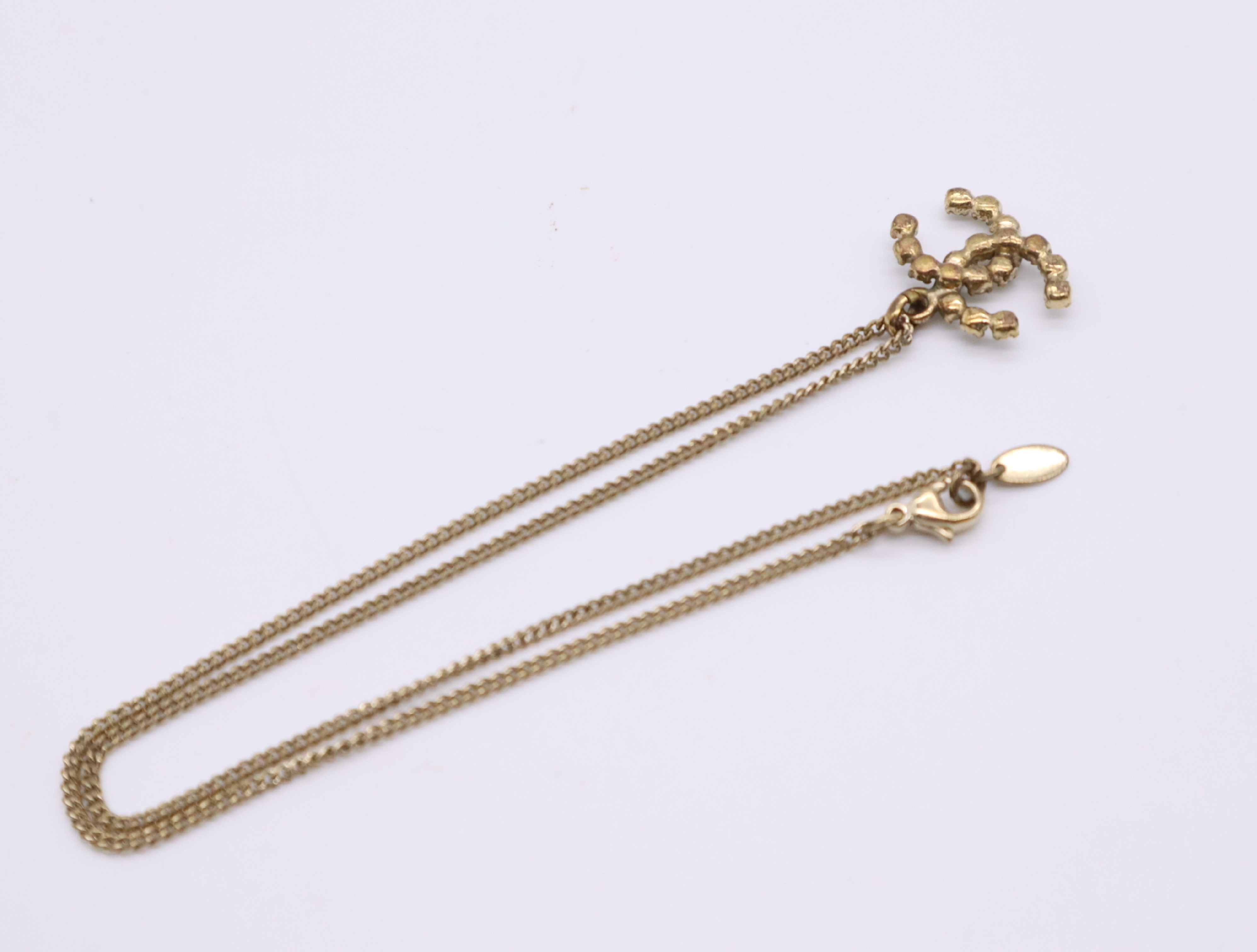 GP/Rhinestone Coco Mark Necklace with Box — view 3