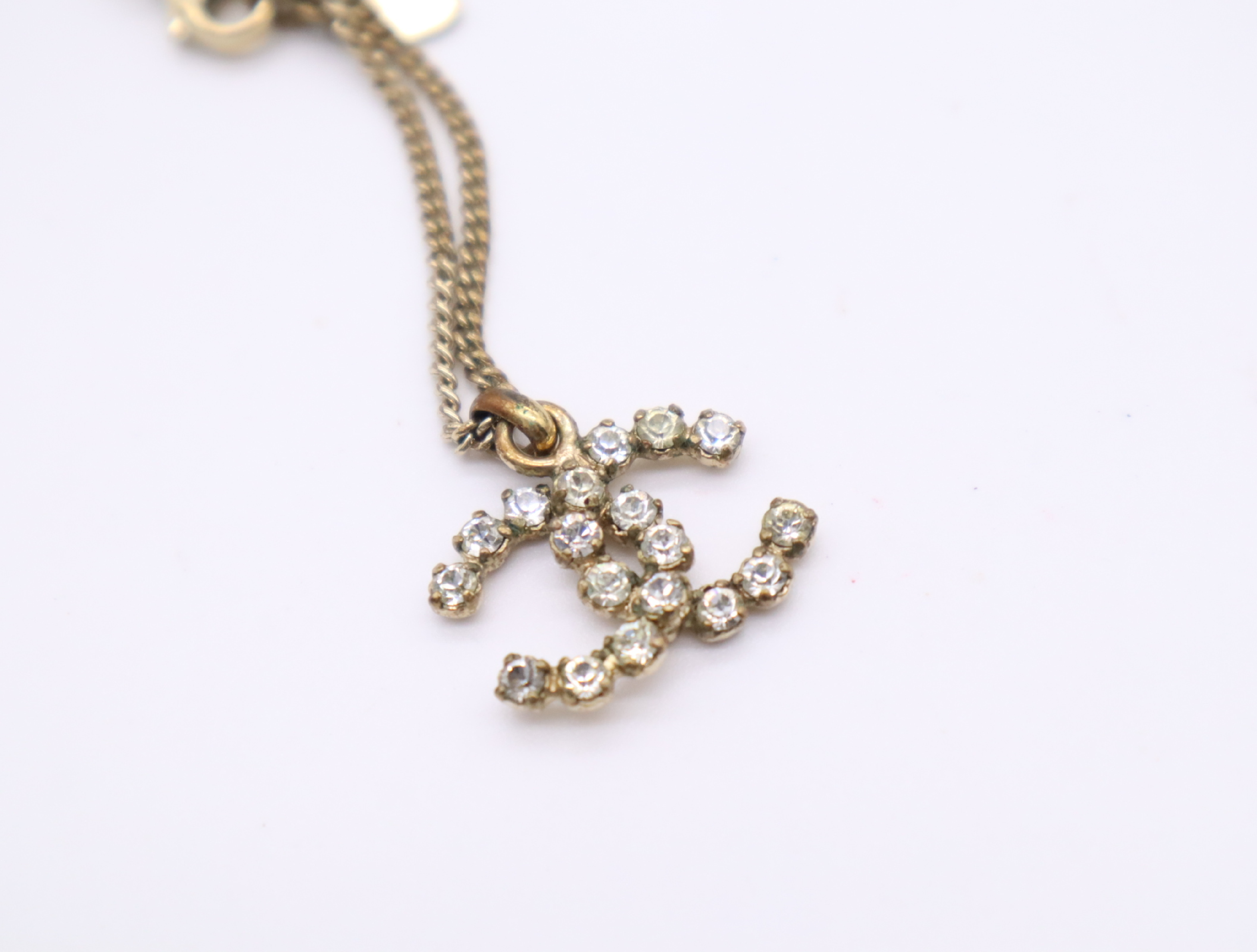 GP/Rhinestone Coco Mark Necklace with Box — view 4